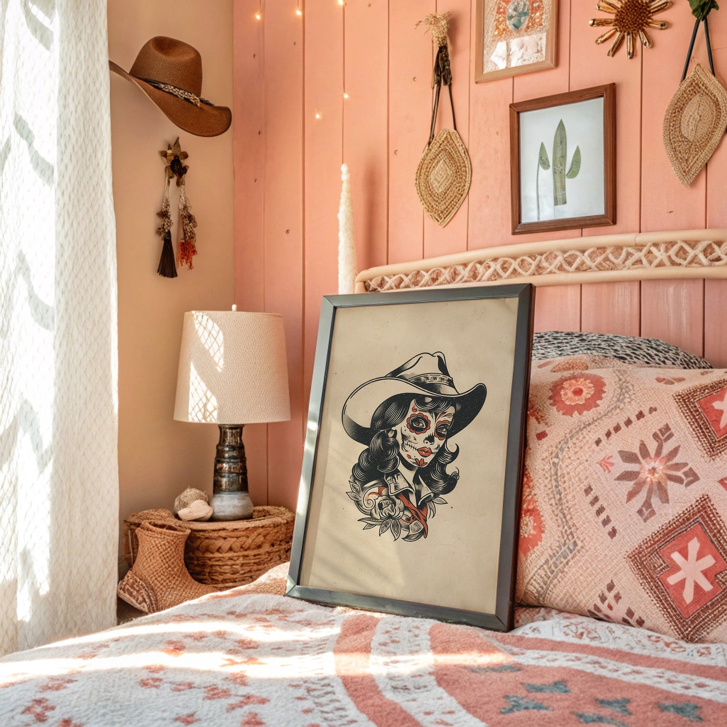 Roses Bloom Under Desert Stars