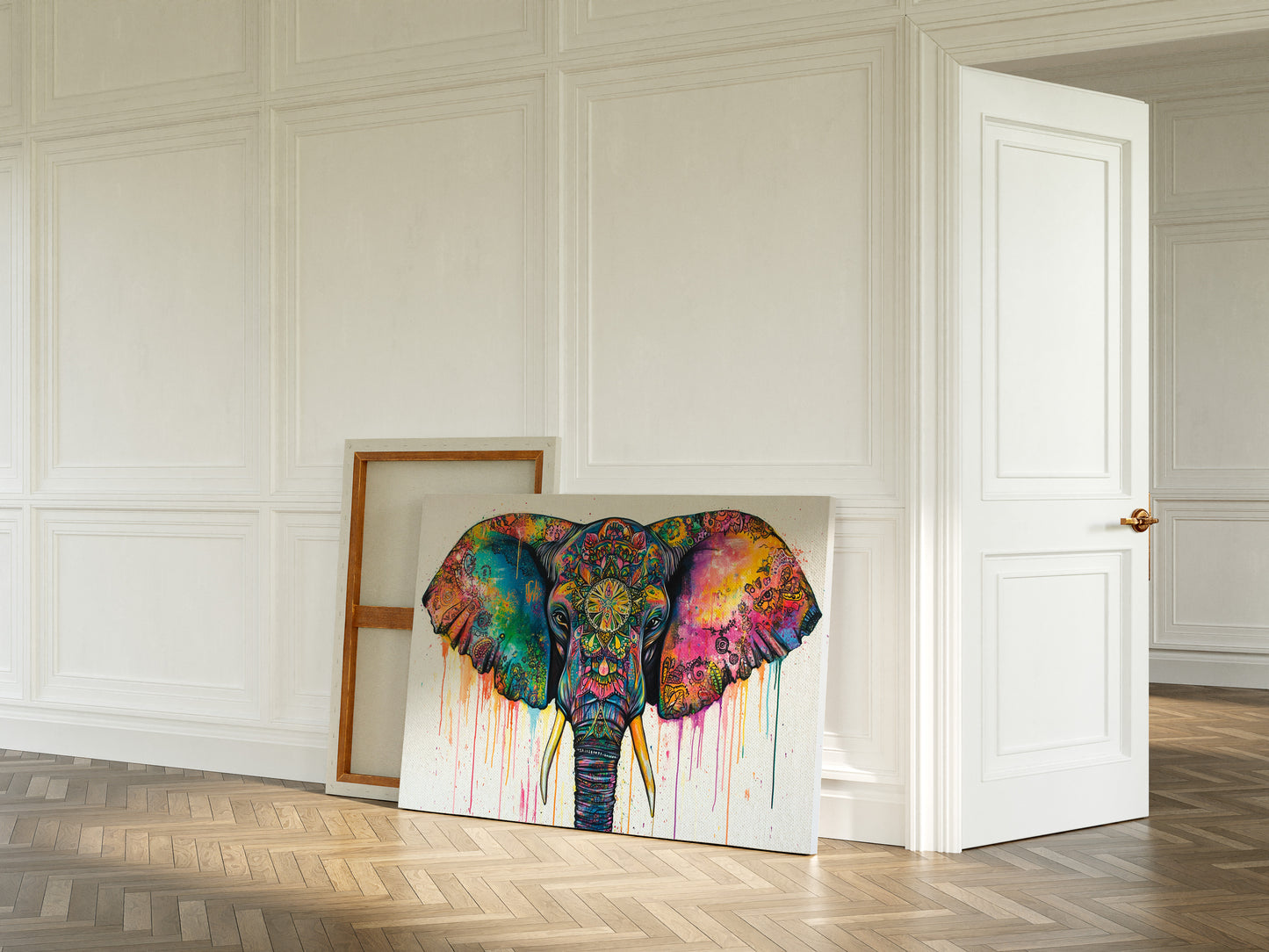 Sacred Colors Dance Through Tusks