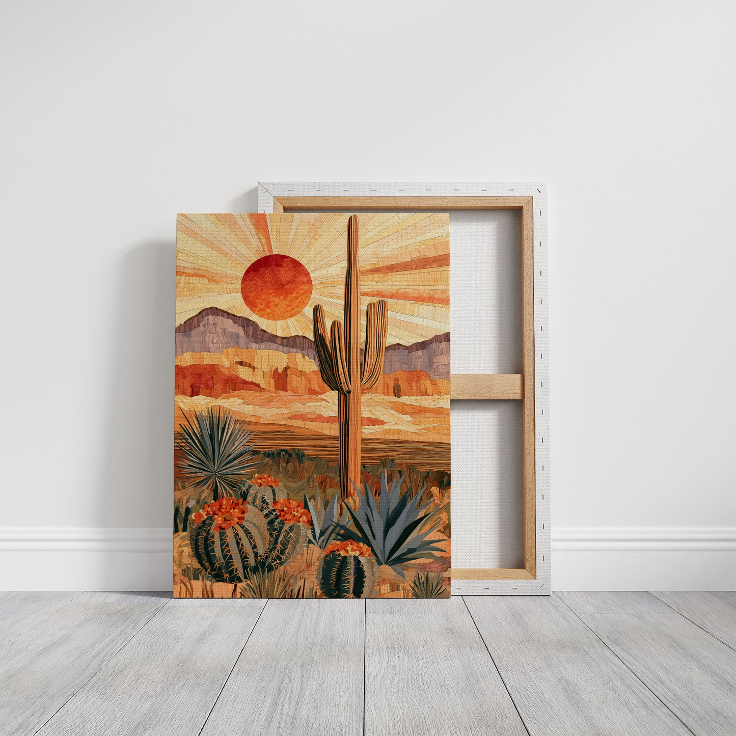 Desert Bloom At First Light
