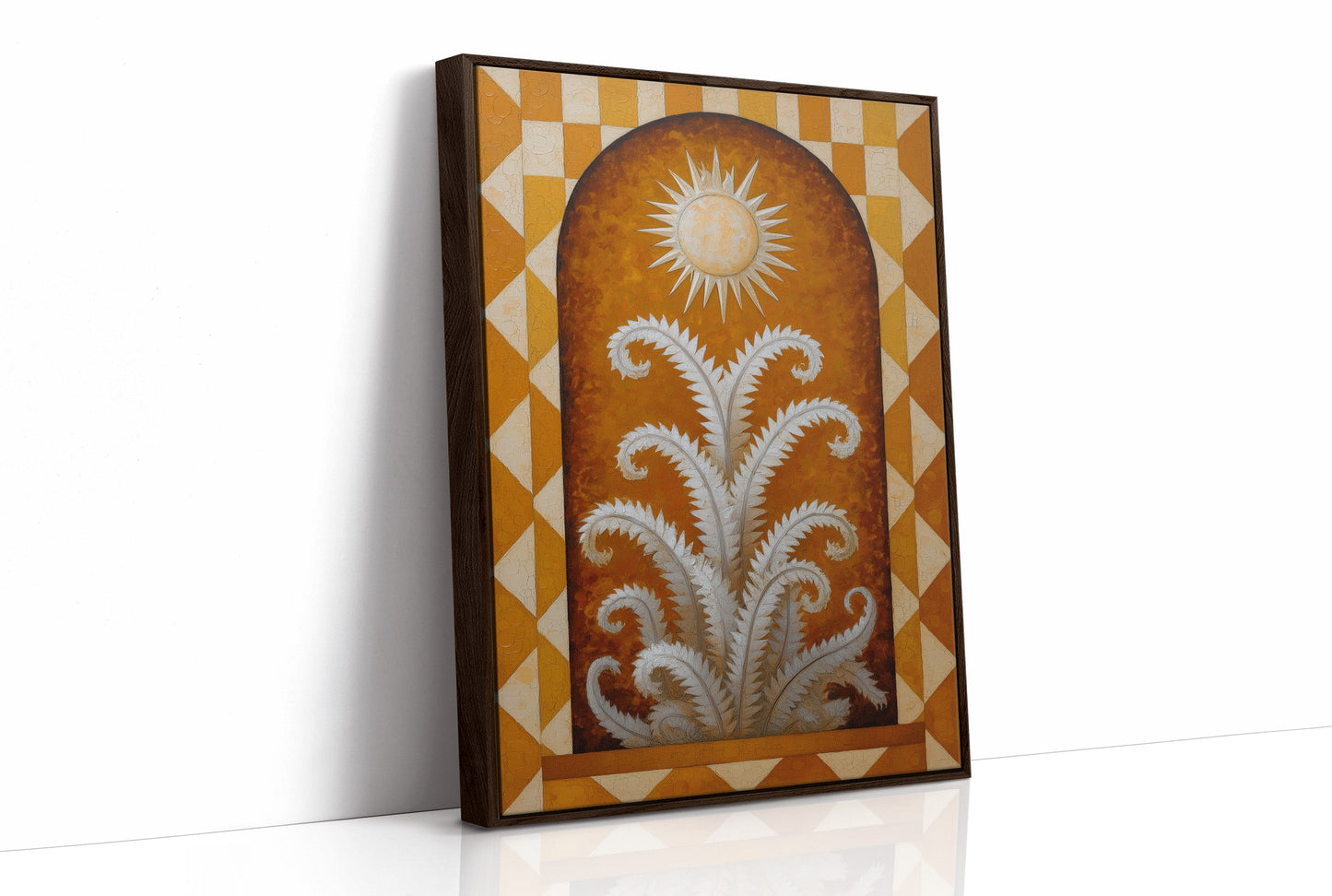 Silver Ferns Dance Under Golden Sun