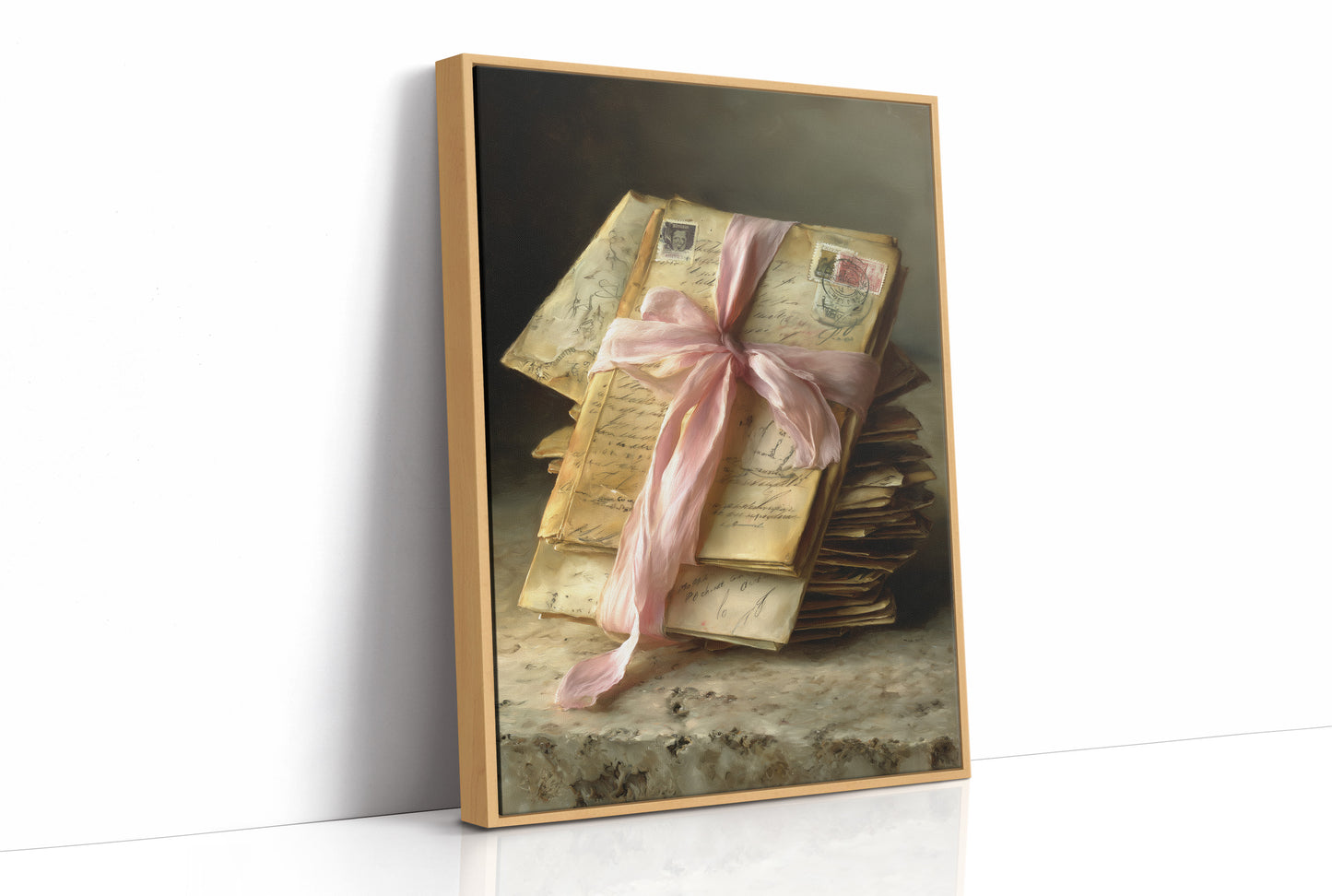 Letters Tied In Blush