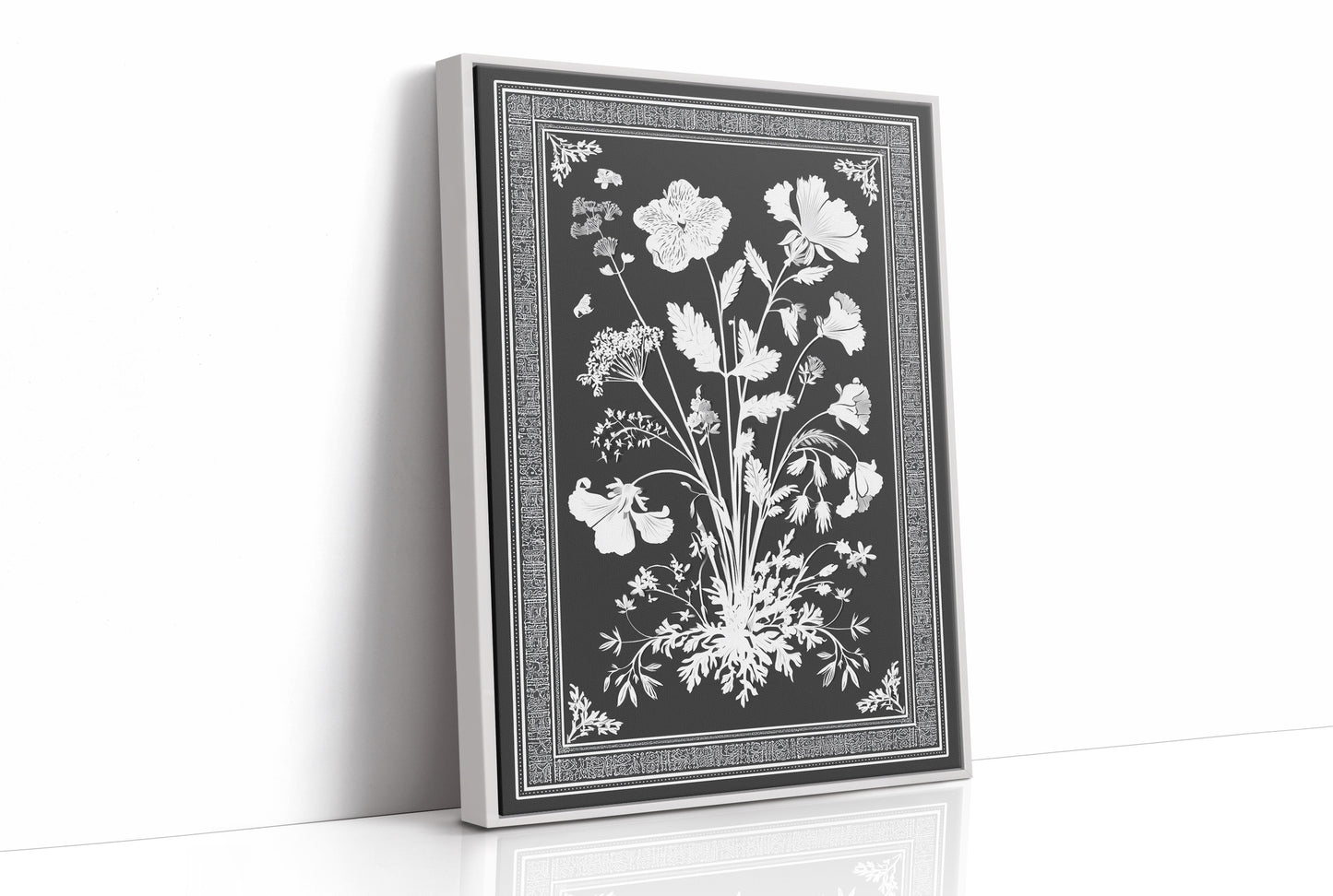 Botanist's Journal In Negative Space