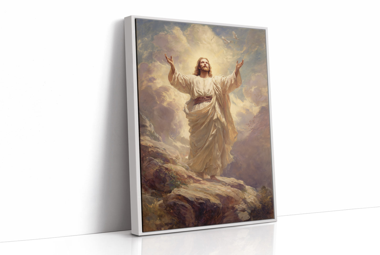 Faith Rests On Wooden Tables