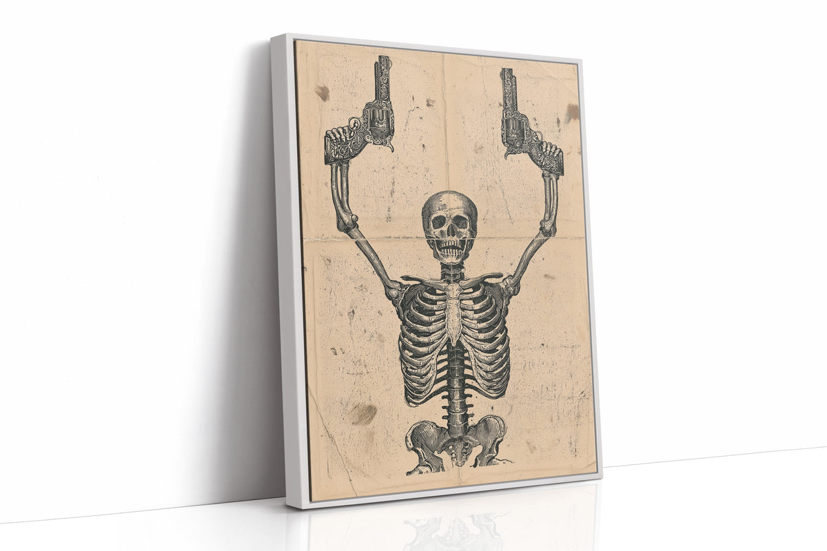 Hands Up: Engraved Skeleton Outlaw