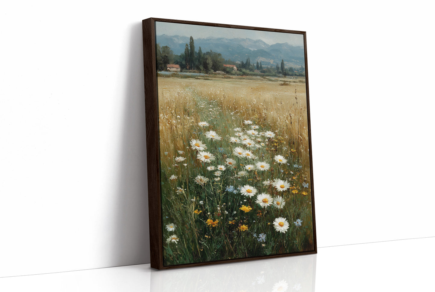 Daisies Where the Wheat Runs Out