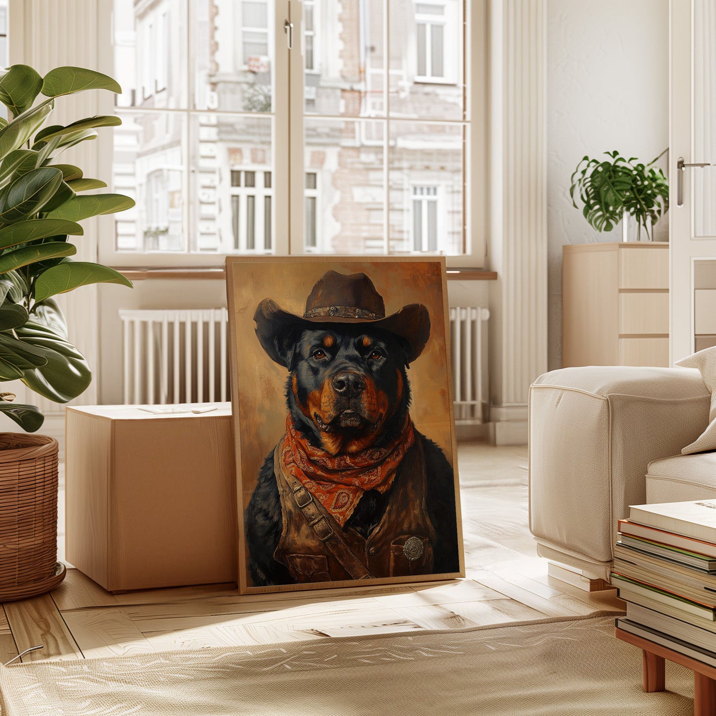 Rottweiler Ranger in the Wild West