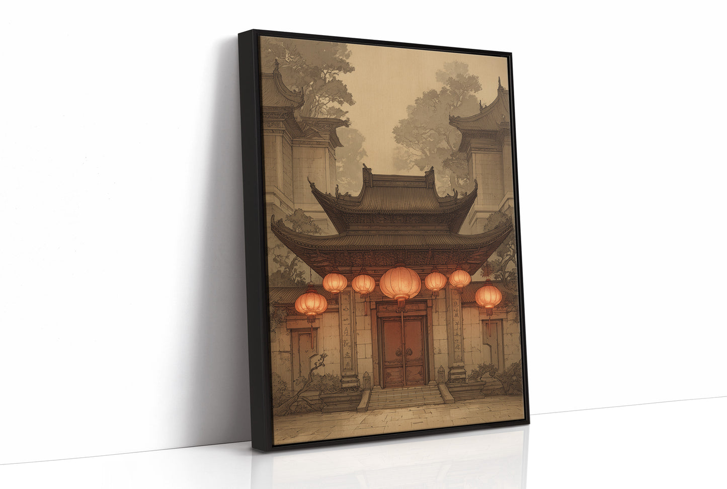 Lanterns at the Temple Gate