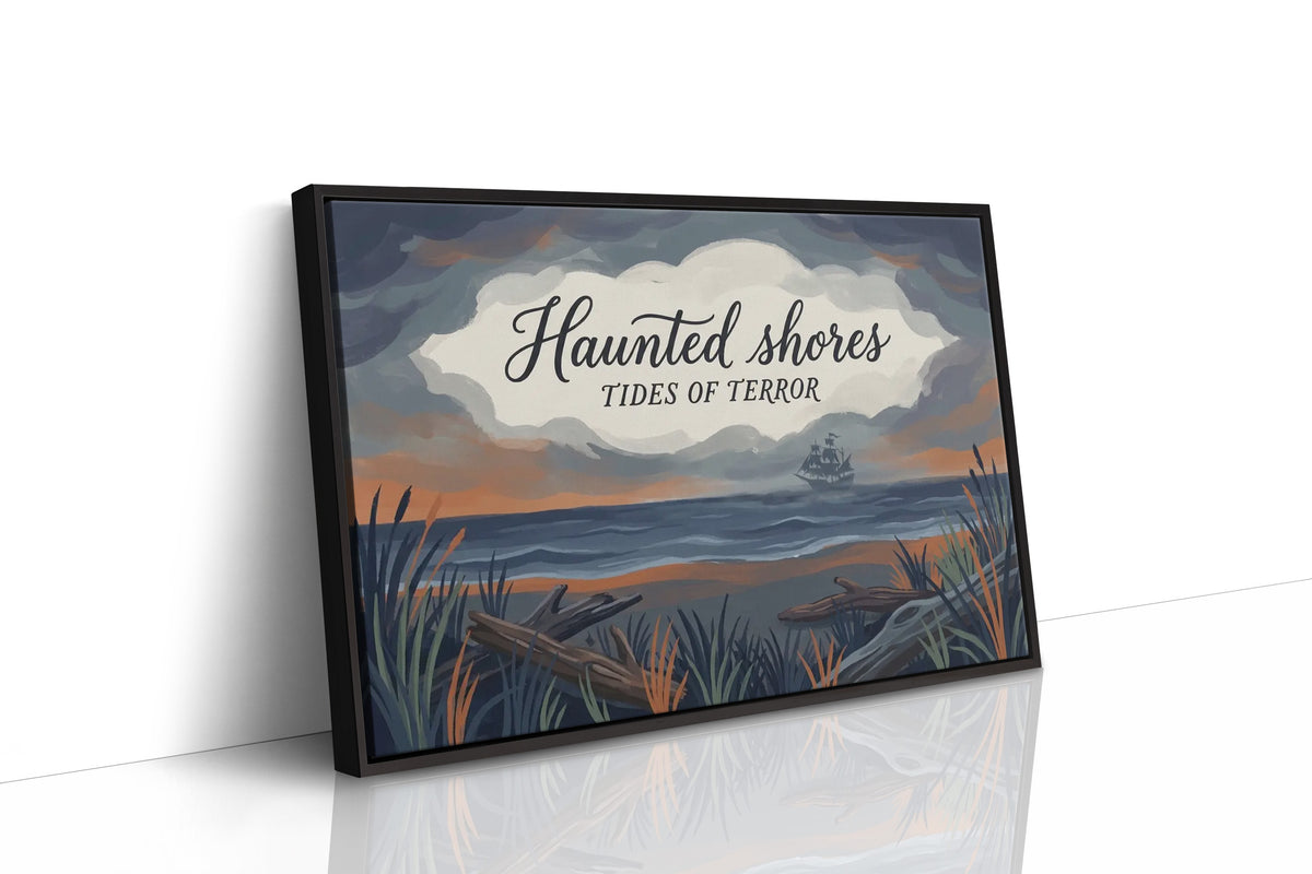 Ghost Ship Docks at Low Tide