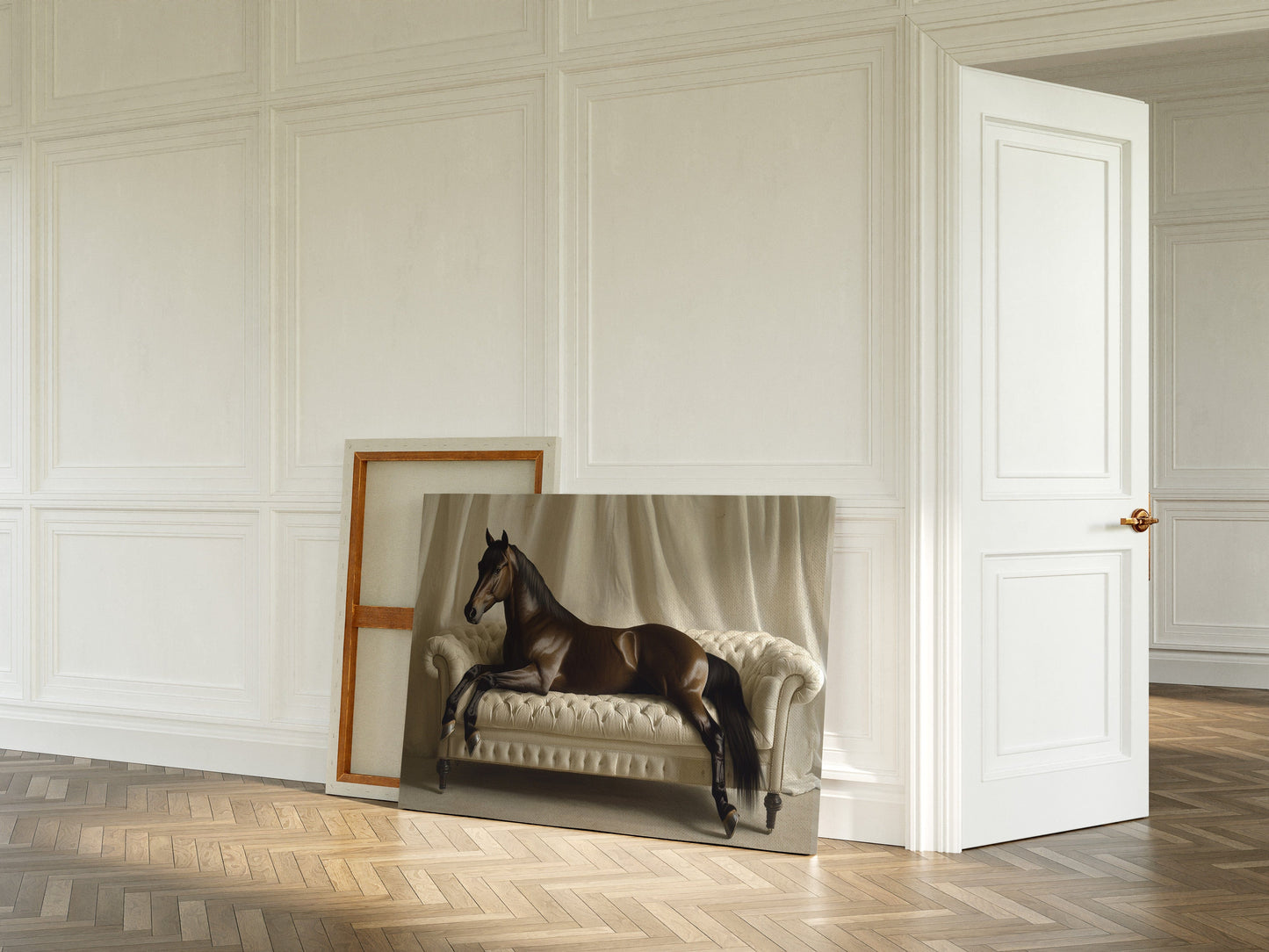 Surreal Horse Lounge Fine Art Print