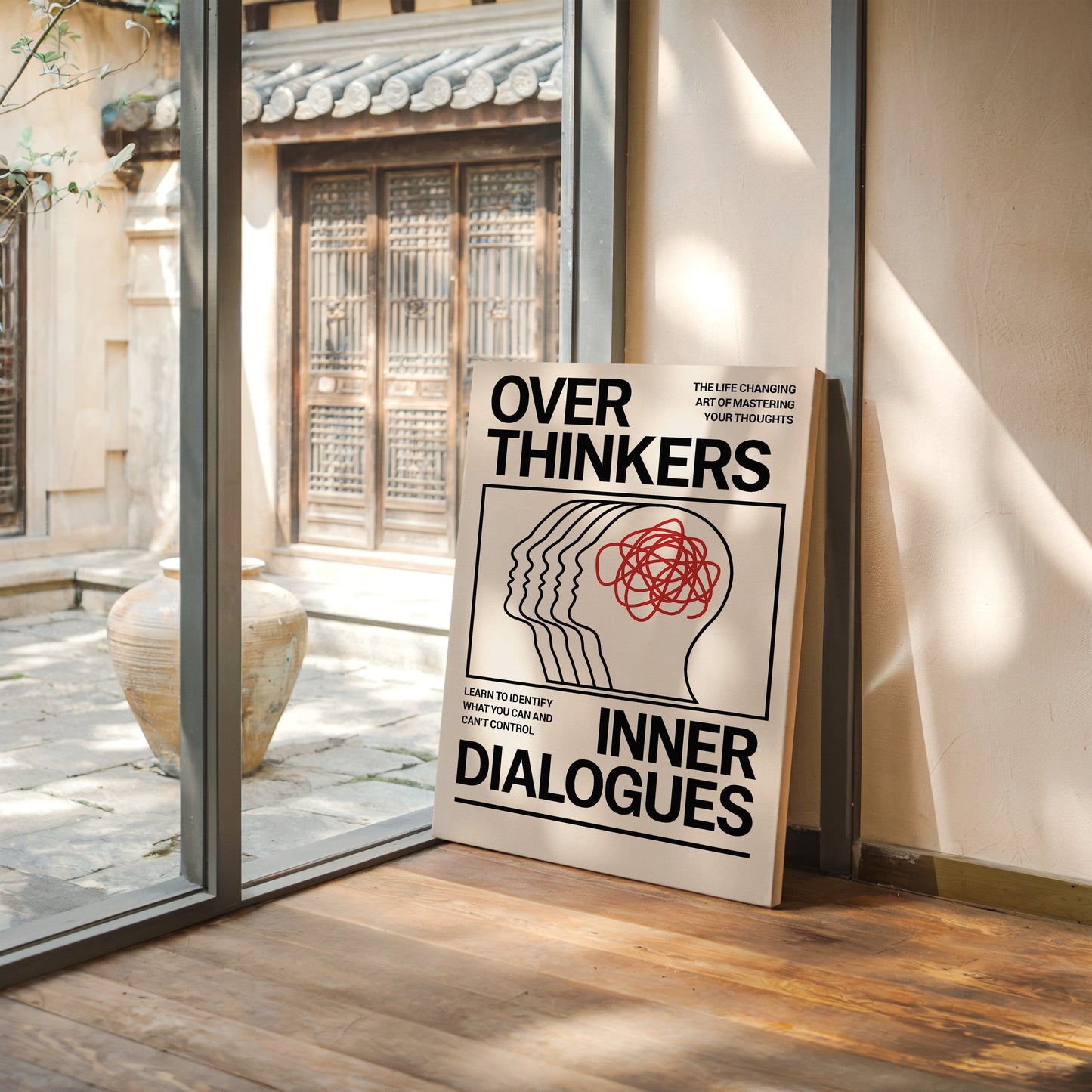 Overthinkers Inner Dialogues – Bold Modern Mental Health Print