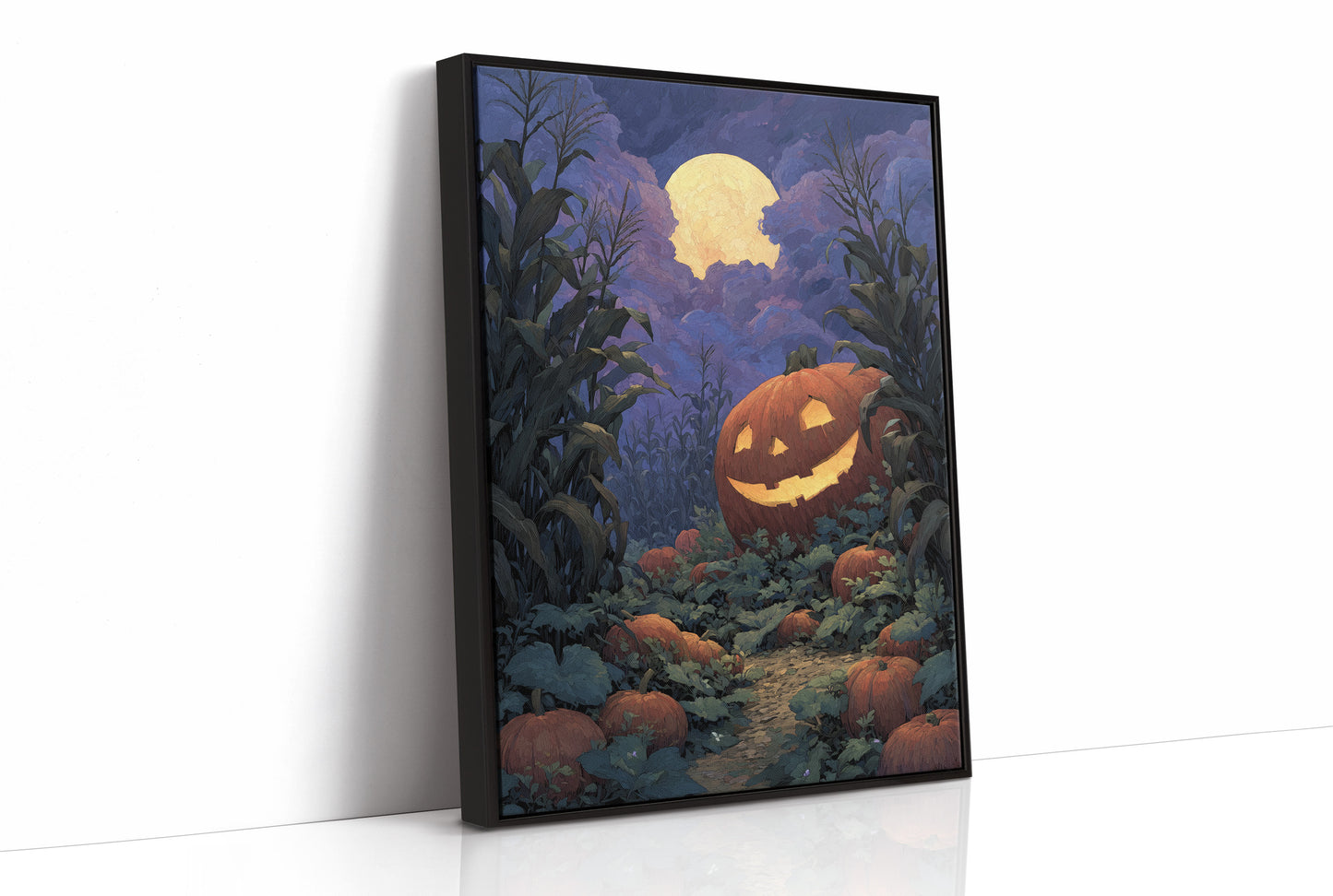 Grinning Beneath the Harvest Moon