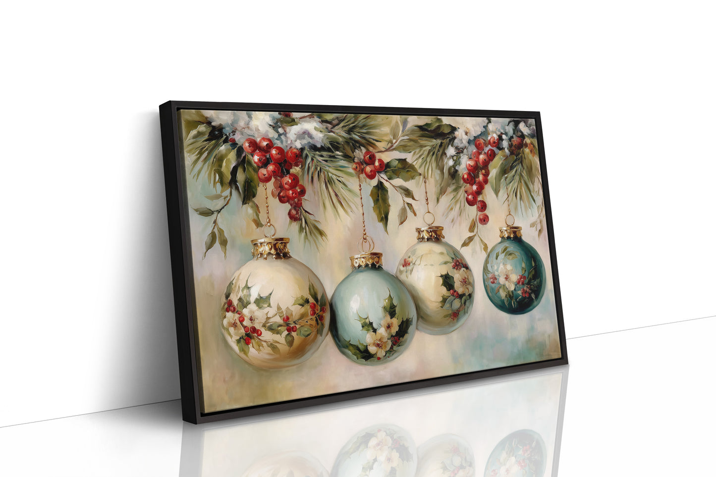 Vintage Ornaments Paint December's Story