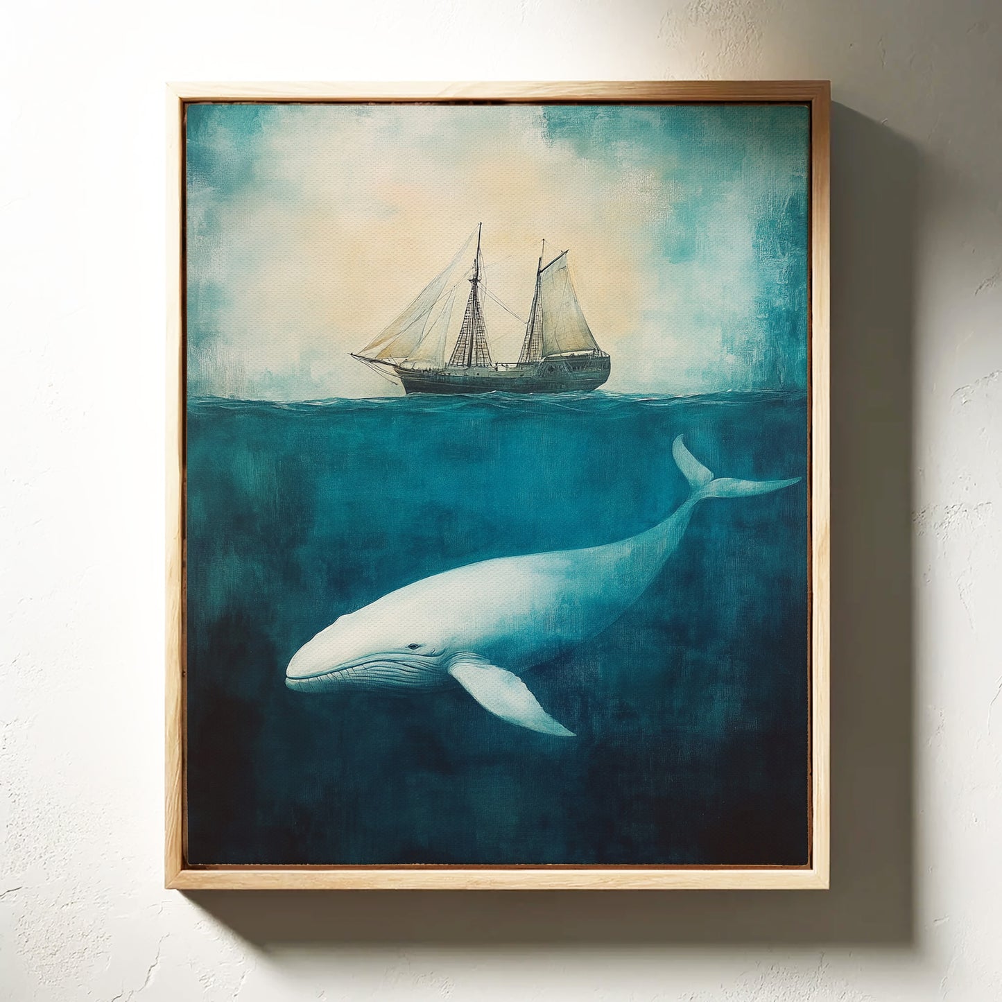 Deep Blue Silence and the Whale