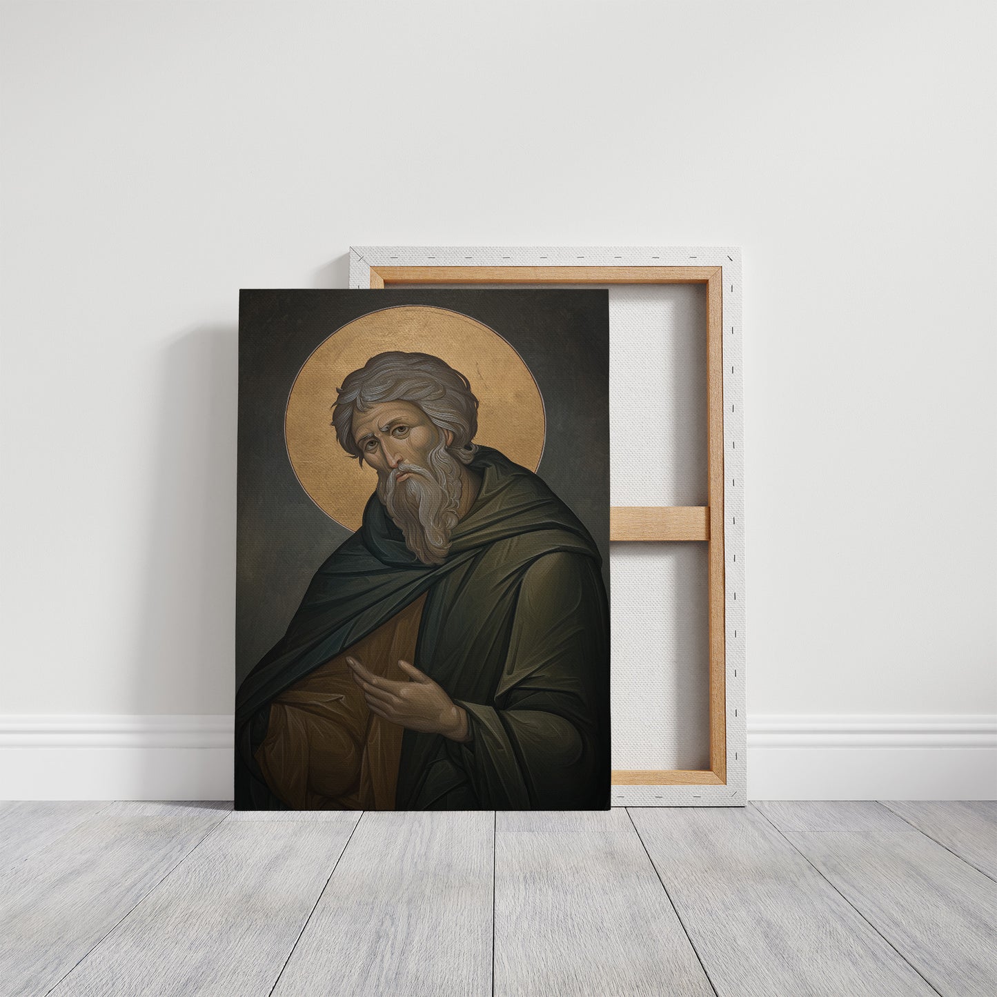 Byzantine Contemplation in Emerald Robes