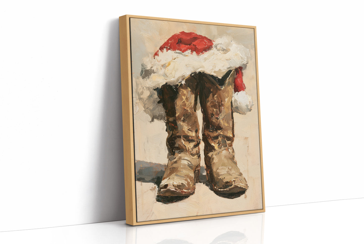 Boots Under the Mistletoe
