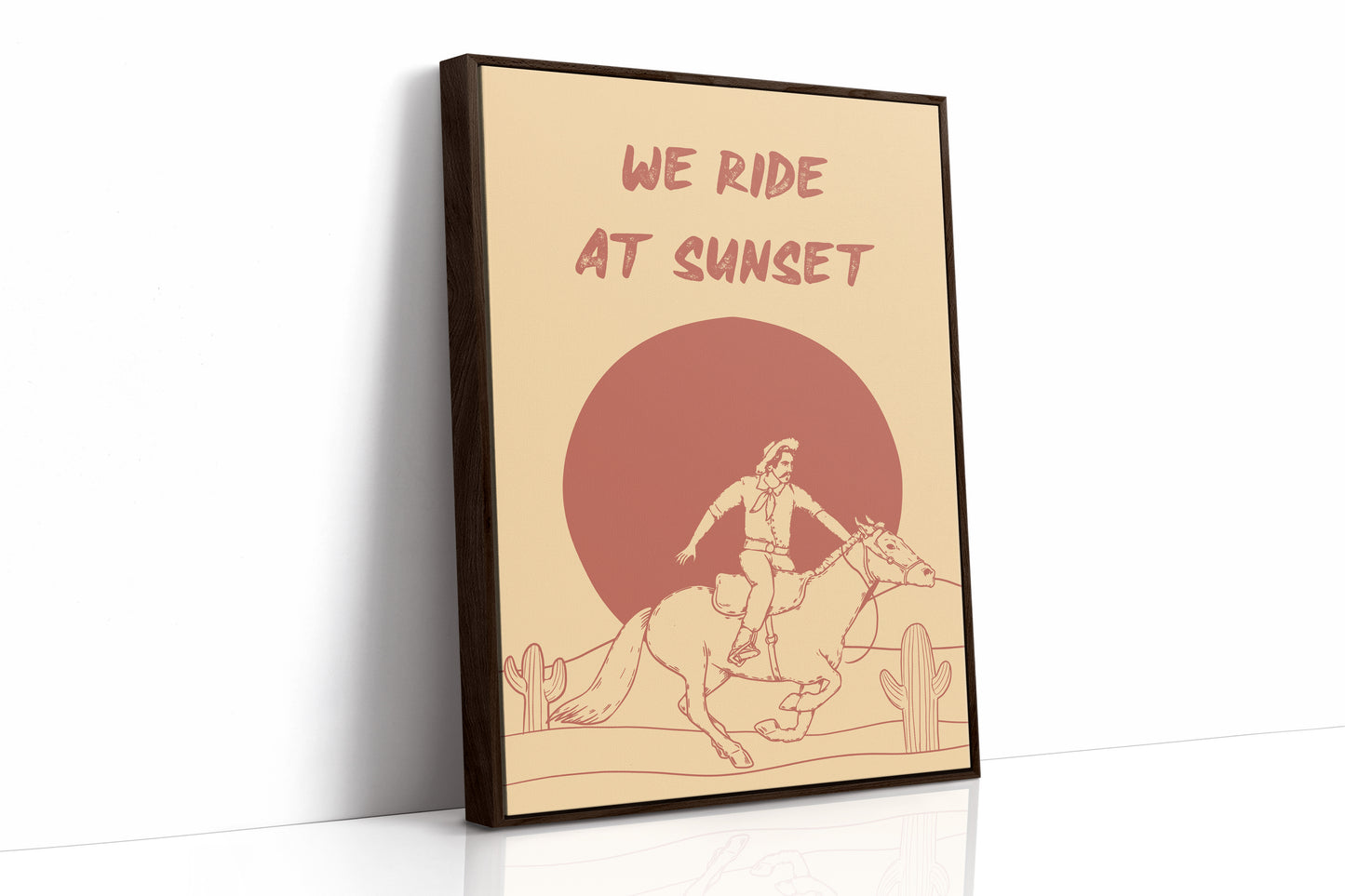 Desert Horses Chase Golden Hours