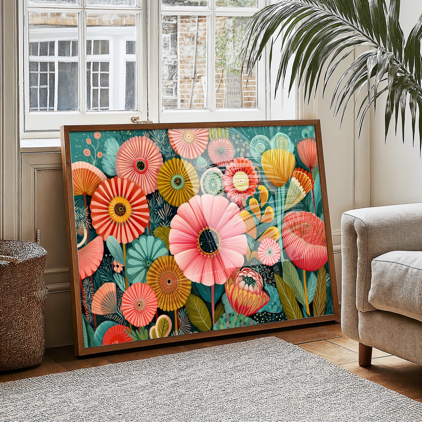 Coral Blooms Cast Golden Shadows