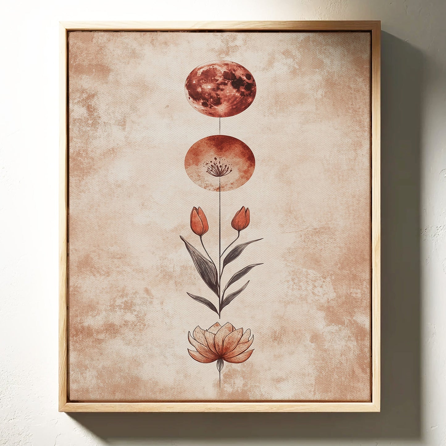 Blood Moon and Blooming Spirit