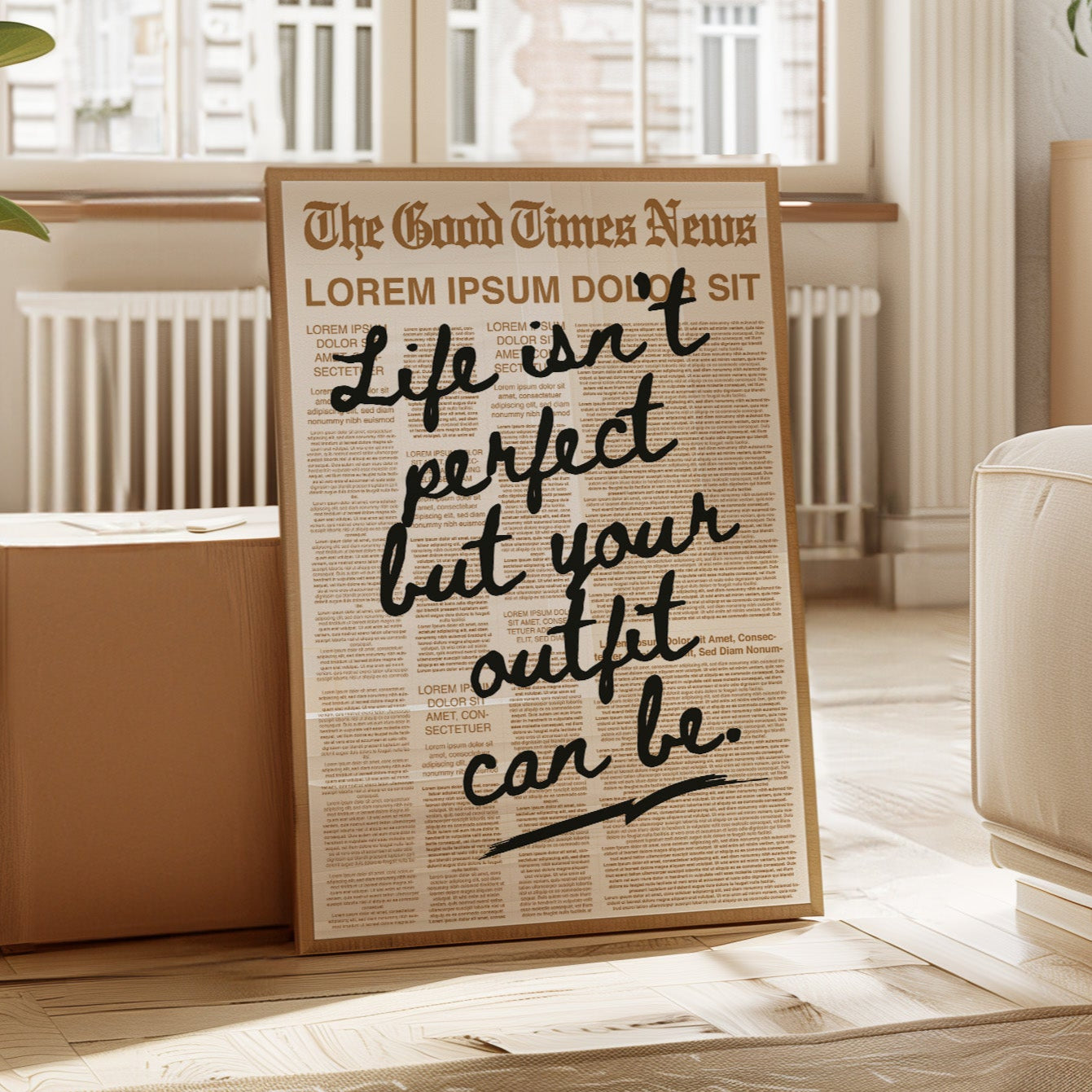 Headlines Dance Through Morning Light