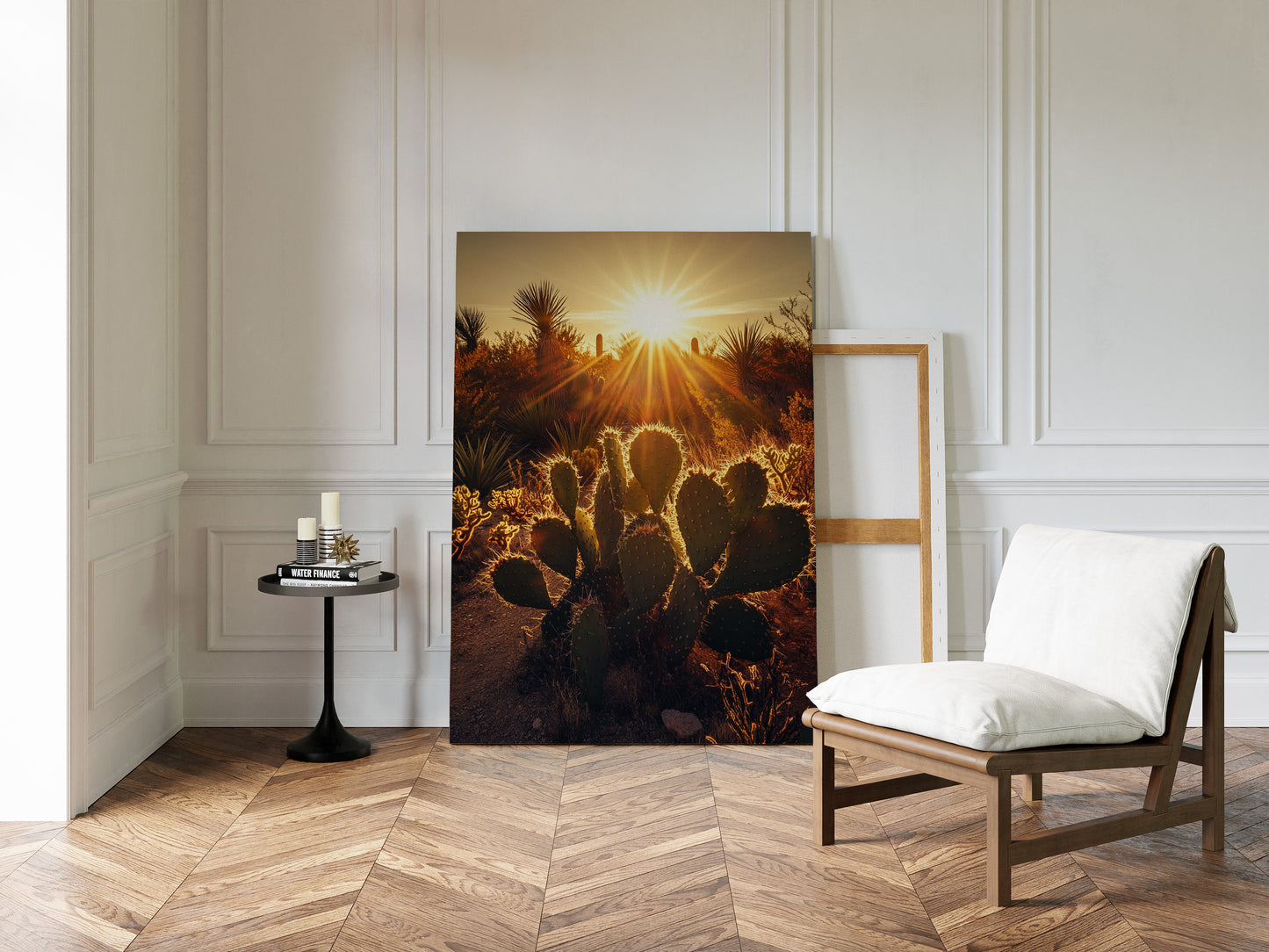 Desert Light Prickly Pear at Sunset