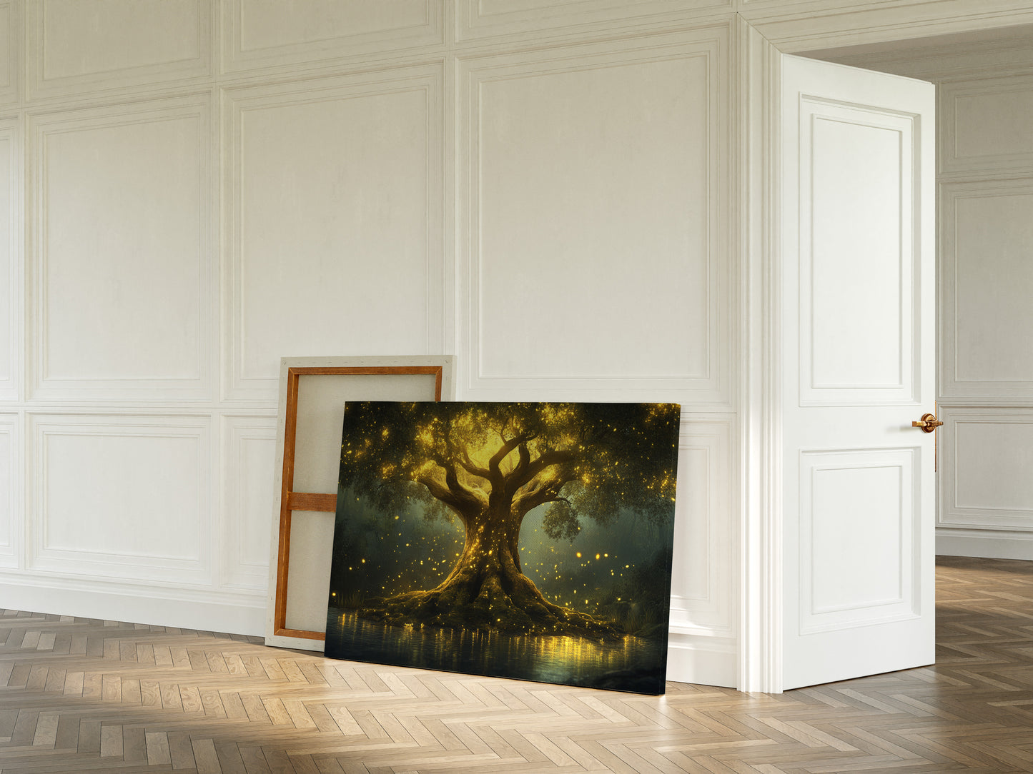 Ancient Light Dances Through Branches