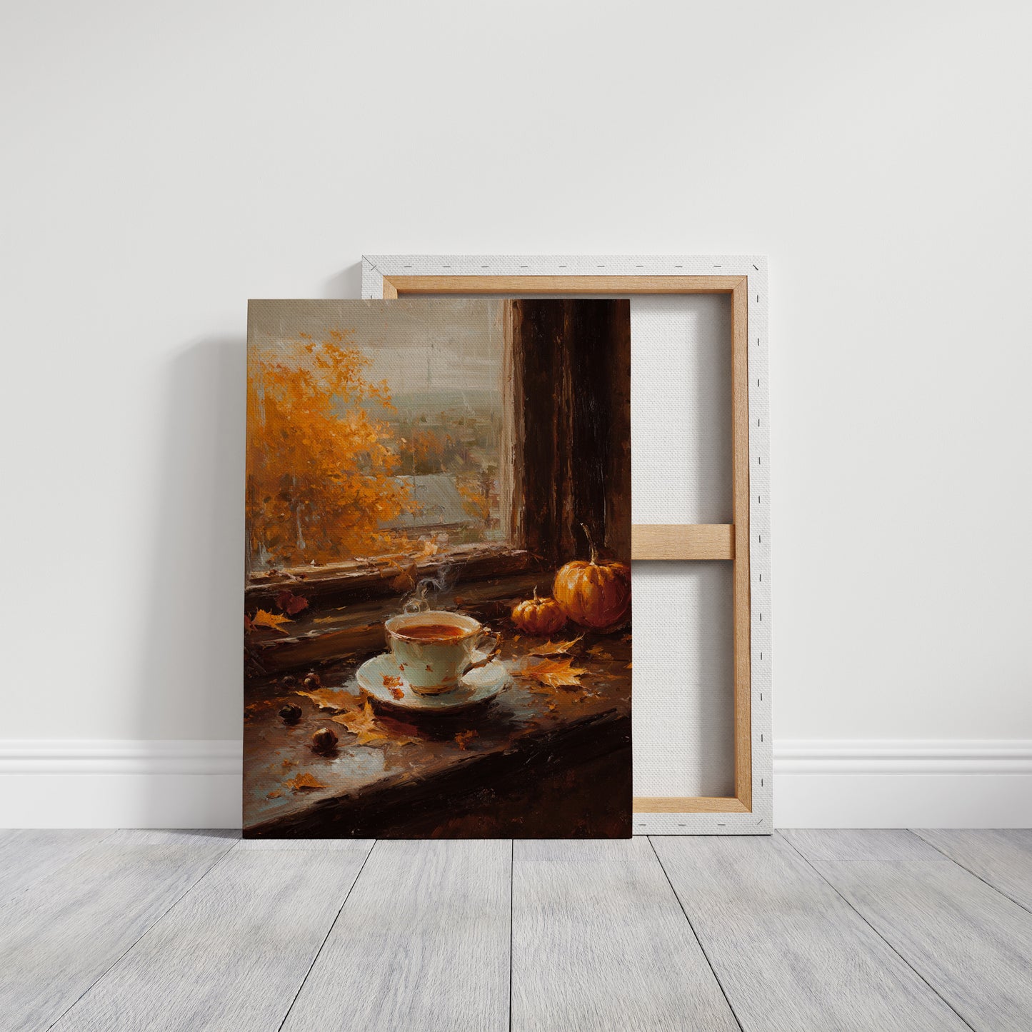 Autumn Sips and Golden Leaves