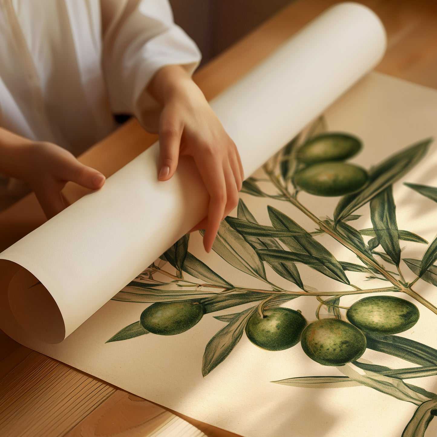 Olive Branch Botanical Study