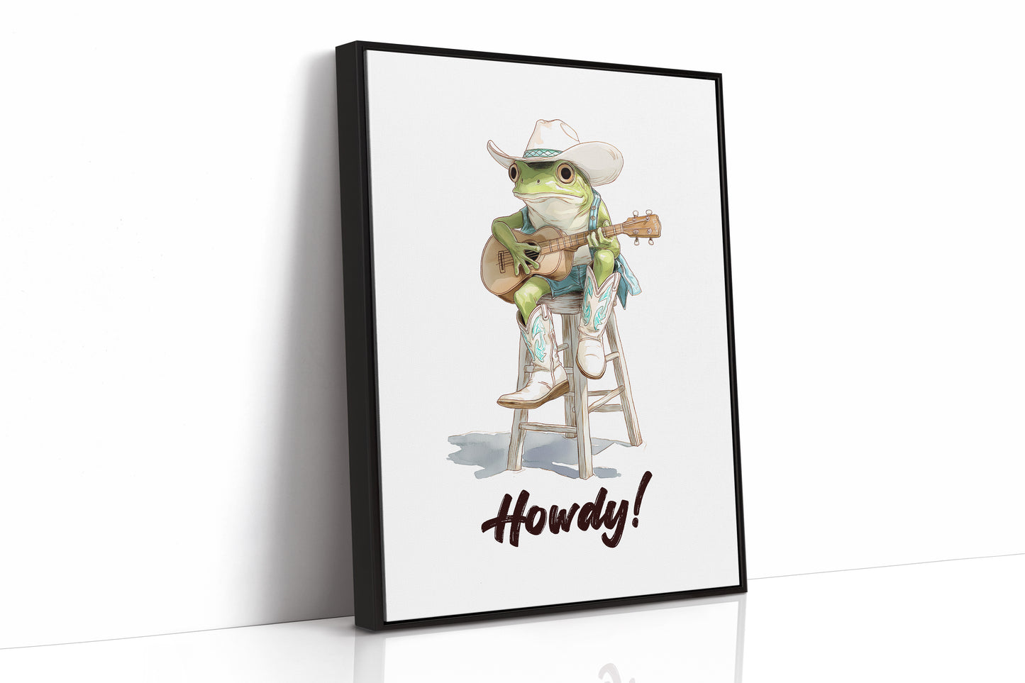 Cowboy Frog Howdy