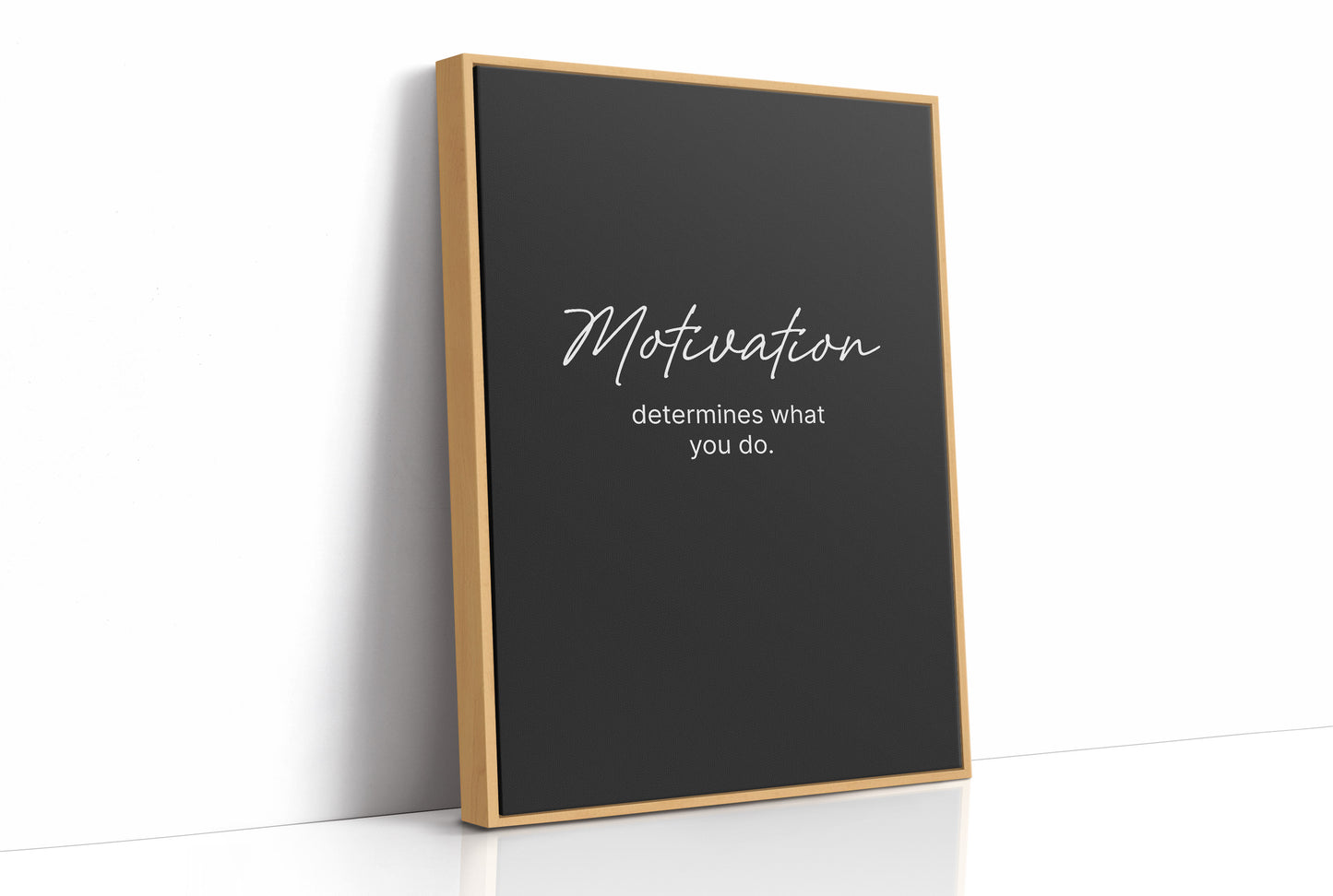 Motivation Determines Action