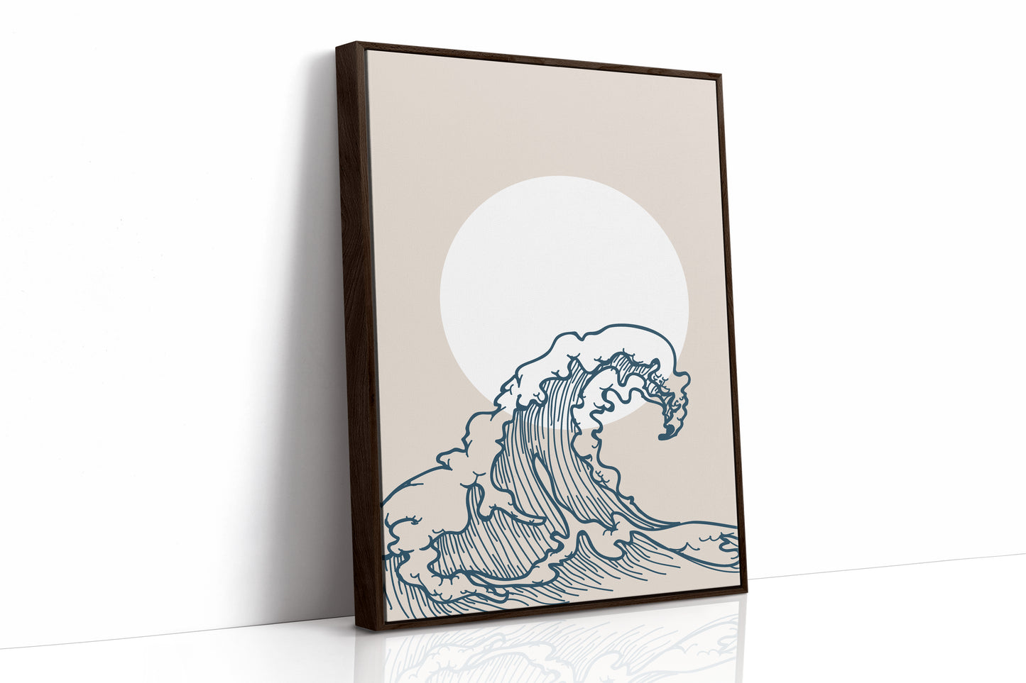 Ocean Lines Dance With Moonlight