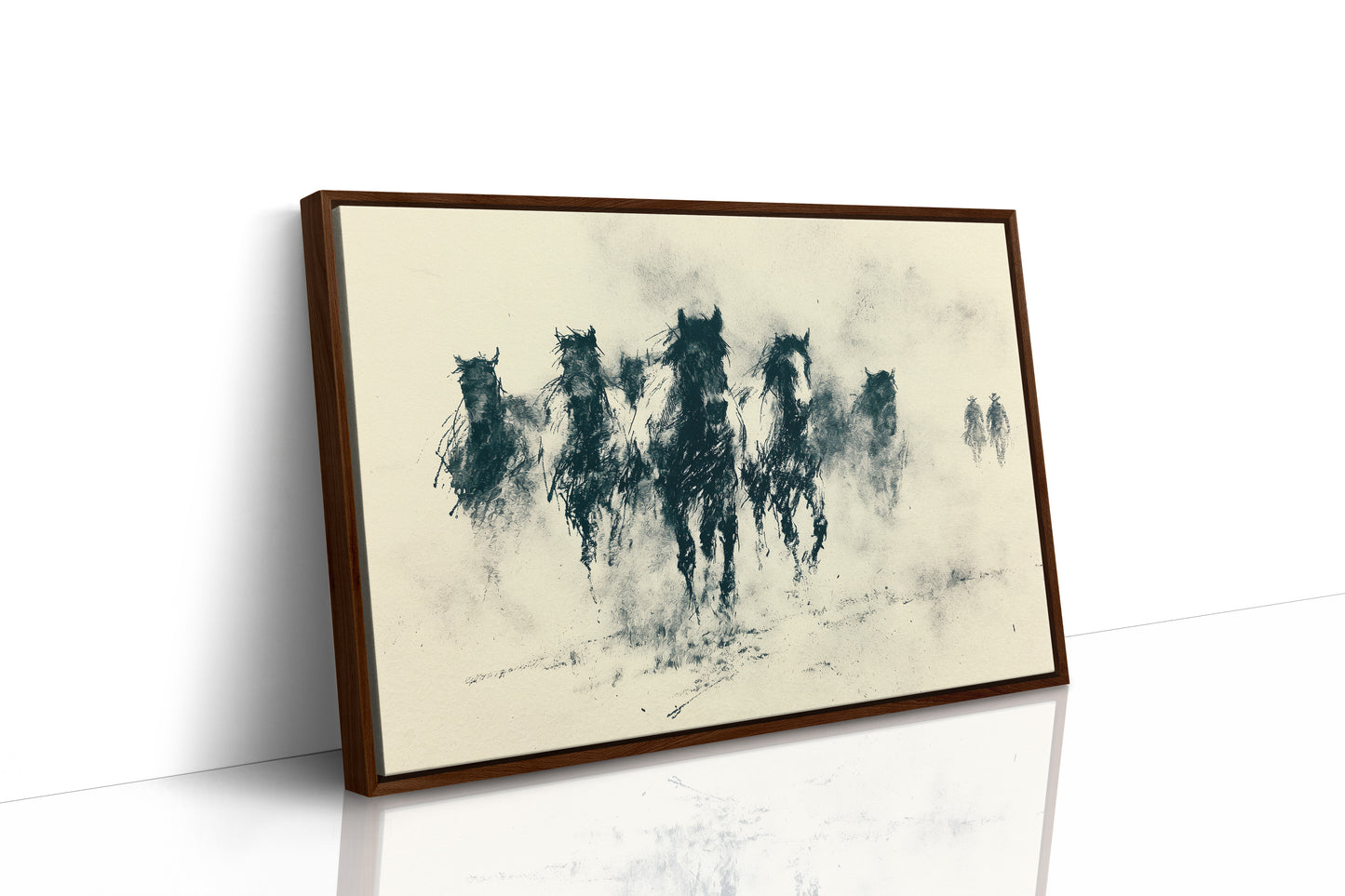 Herd Emerging From the Dust