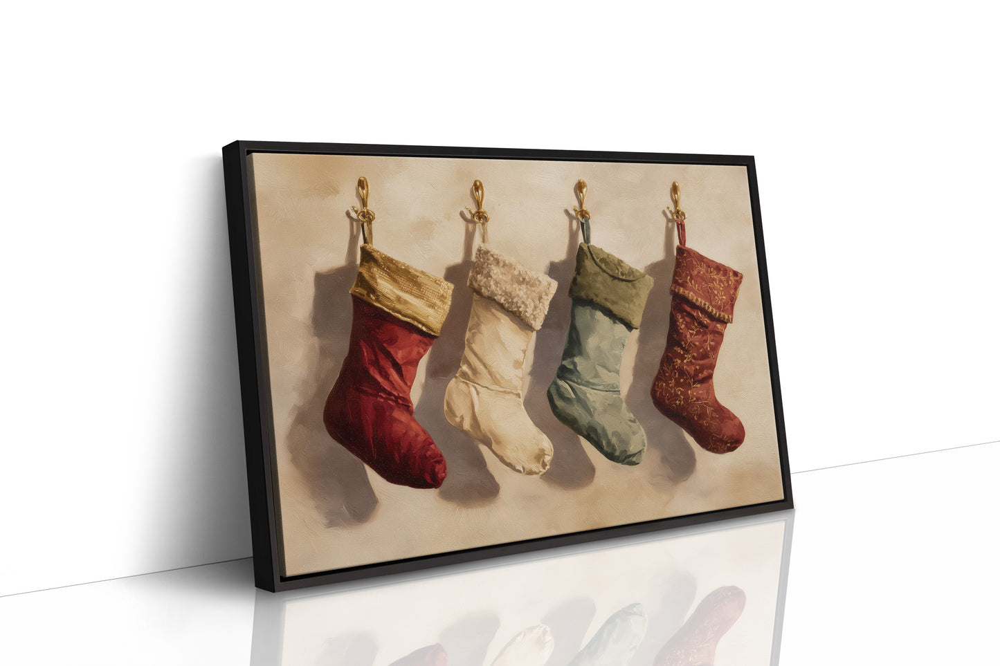 Stockings Frame December's Gentle Light