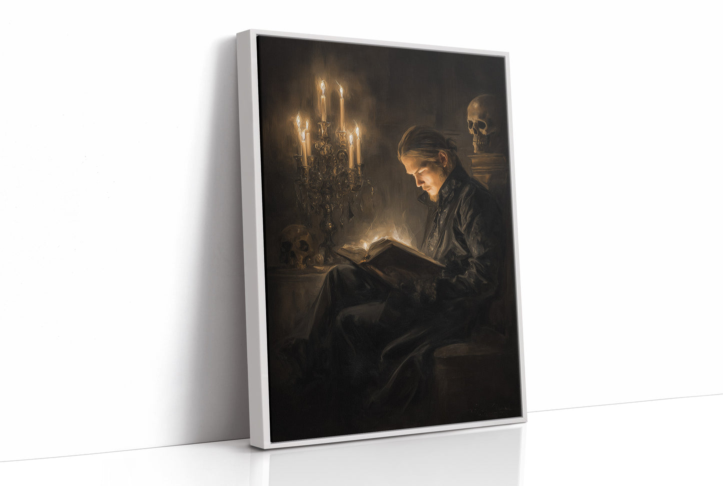 Ancient Tomes By Candlelight Glow