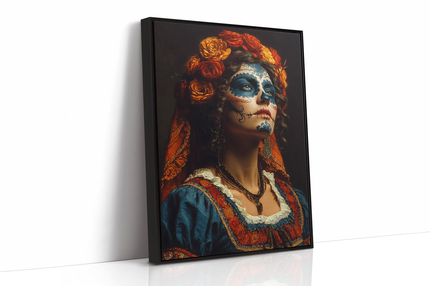 Elegance in Sugar Skull Makeup