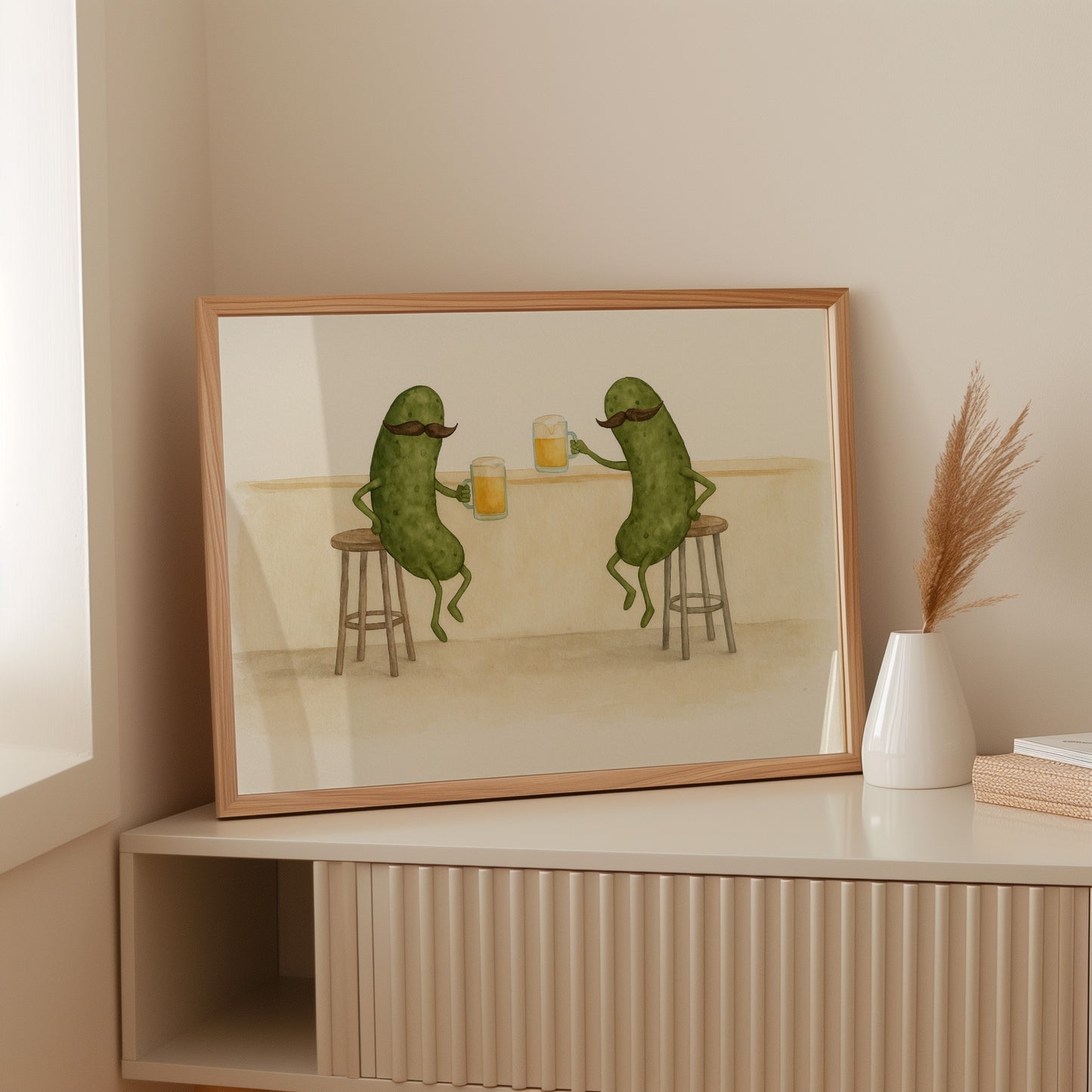 Pickles with Pints and Mustaches