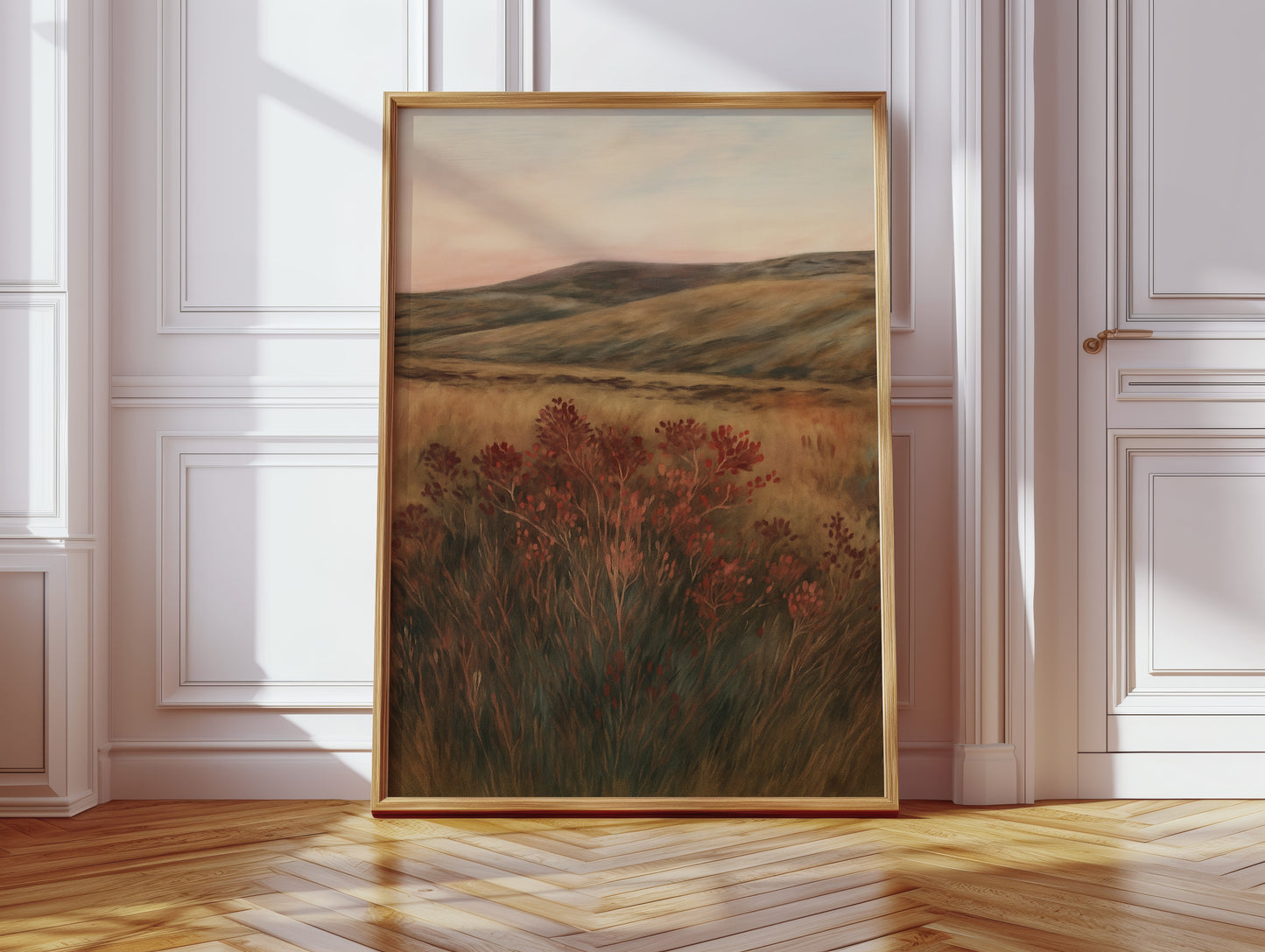 Crimson Sage at Golden Hour