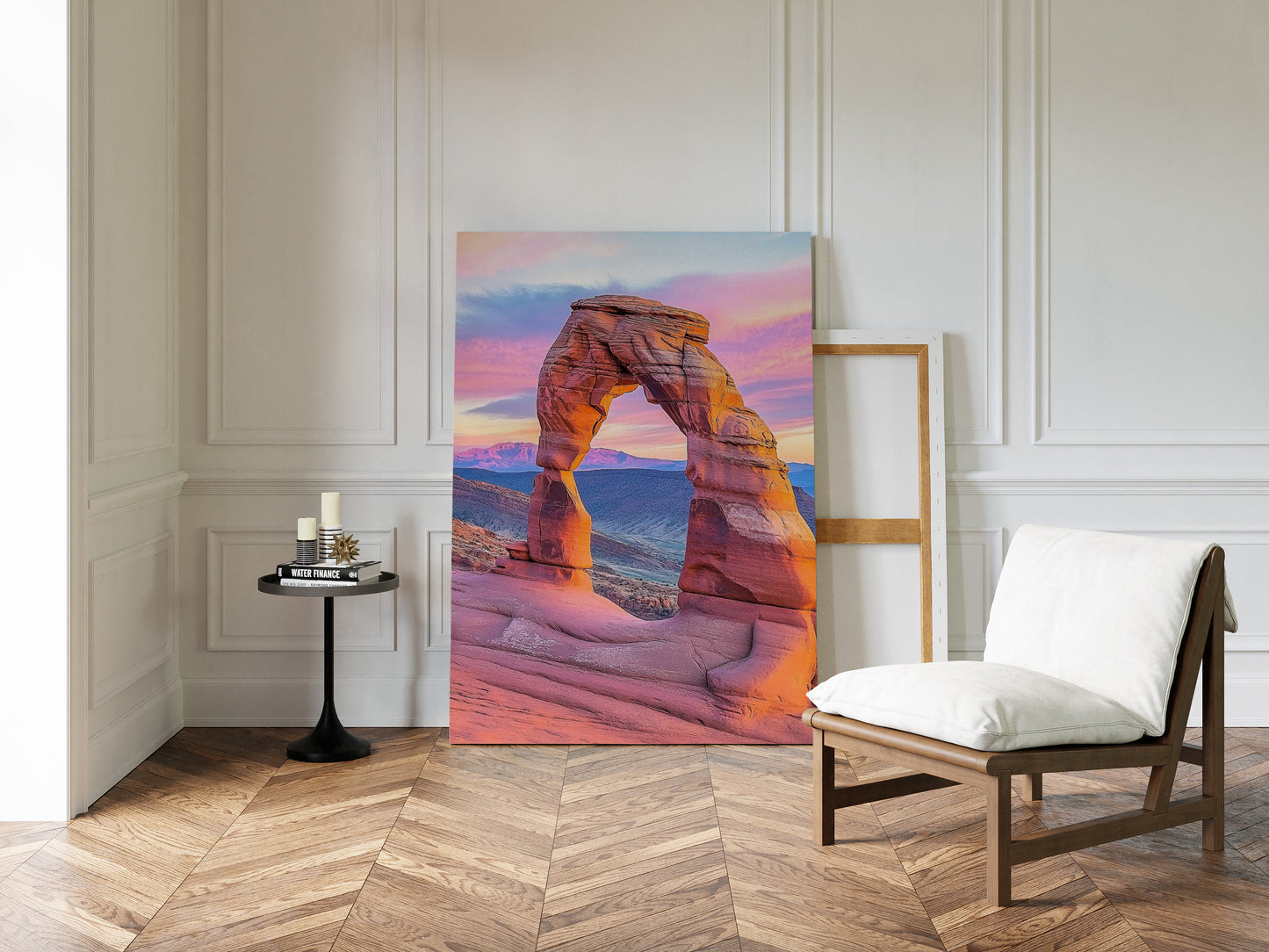 Delicate Arch at Dusk in Painted Sky