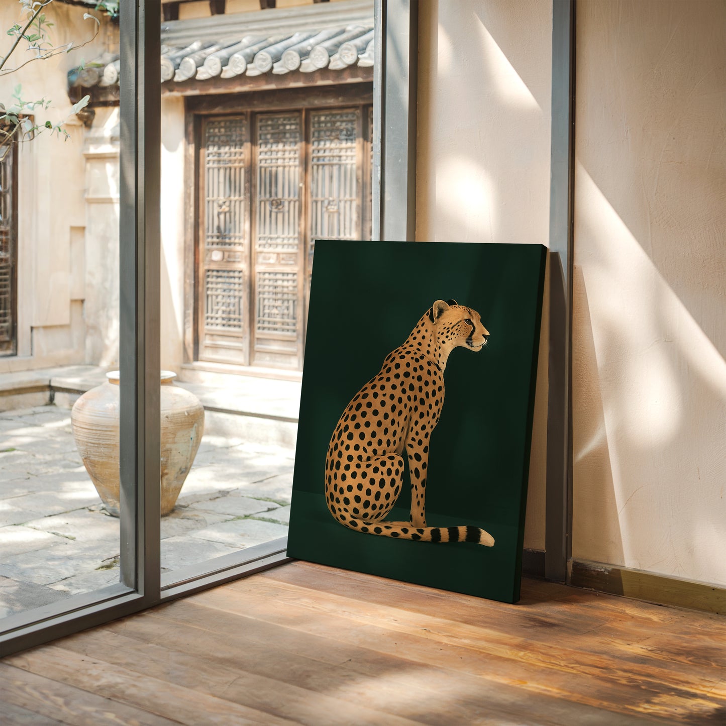 Cheetah Grace on Emerald