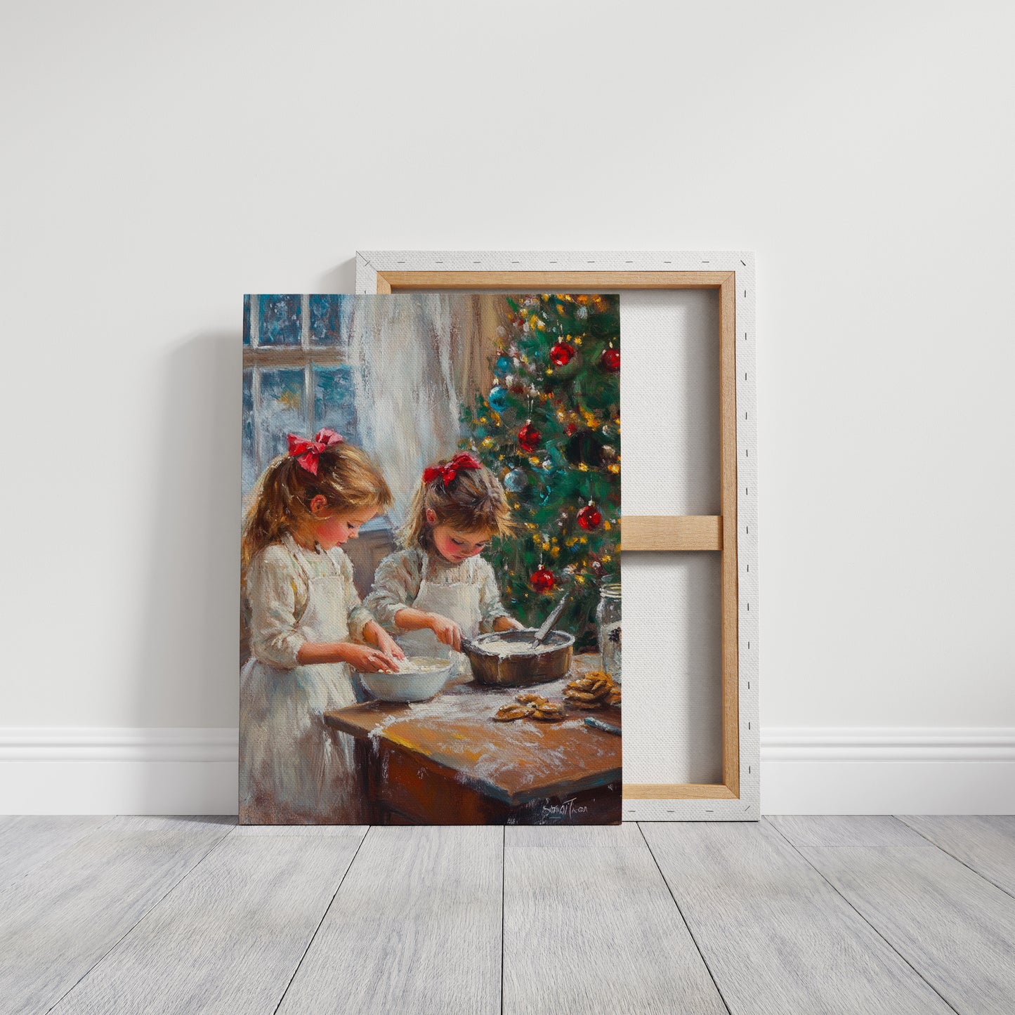Baking Memories Beneath Twinkling Lights