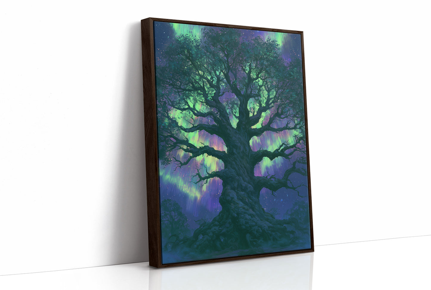Ancient Oak, Northern Lights
