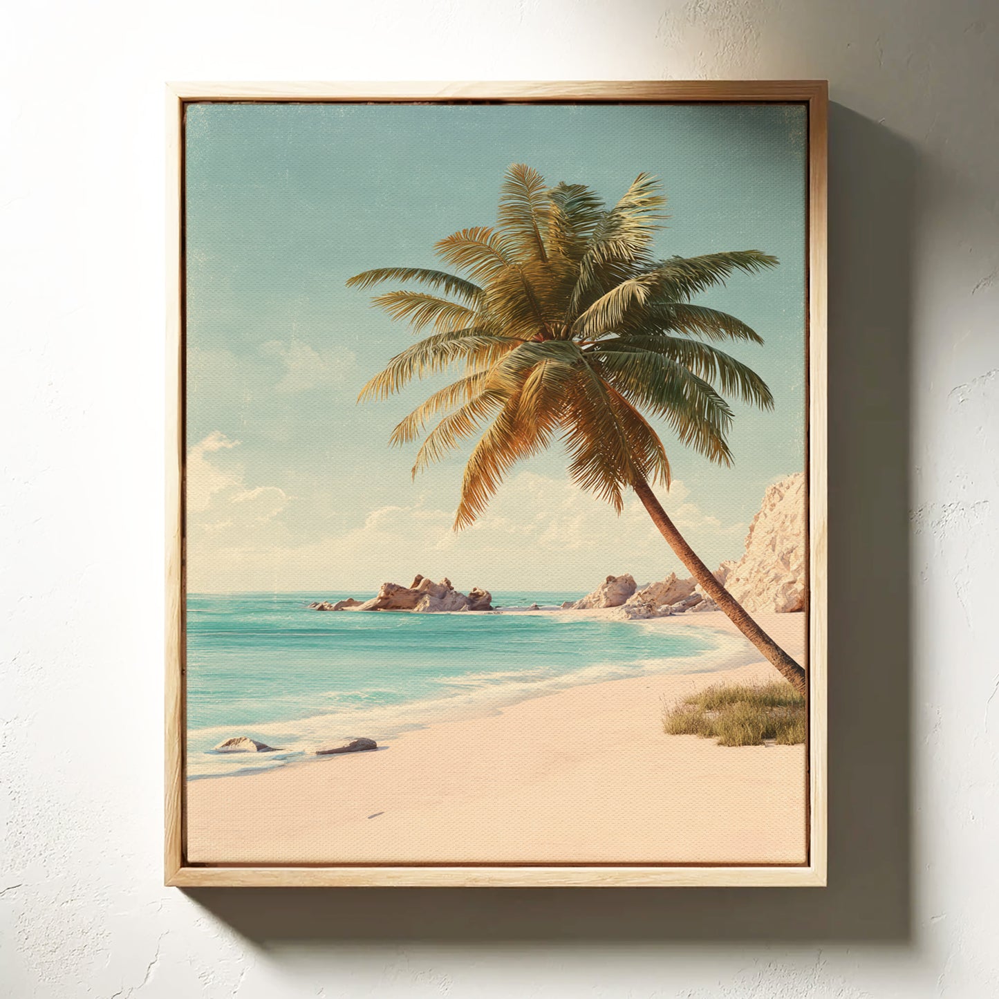 Waves Caress the Golden Shore