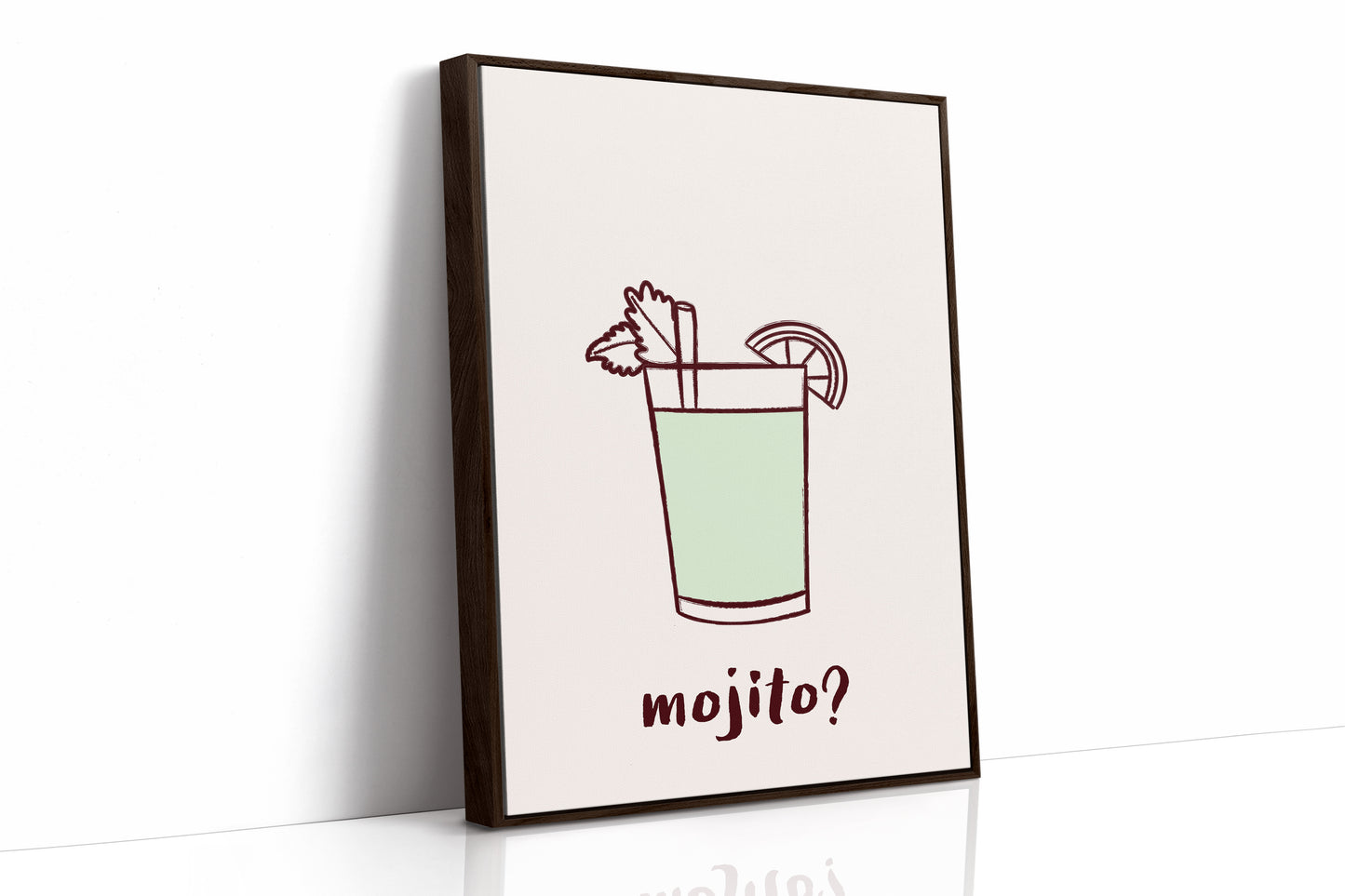 Mint Leaves Dance At Dusk