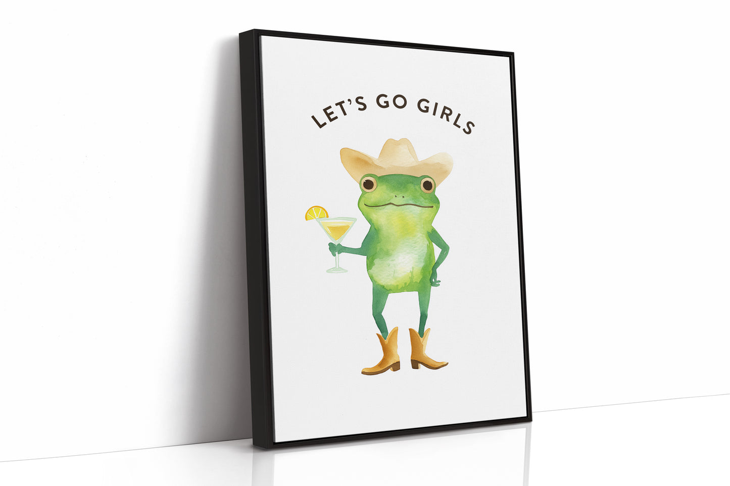 Lets Go Girls Cowgirl Frog