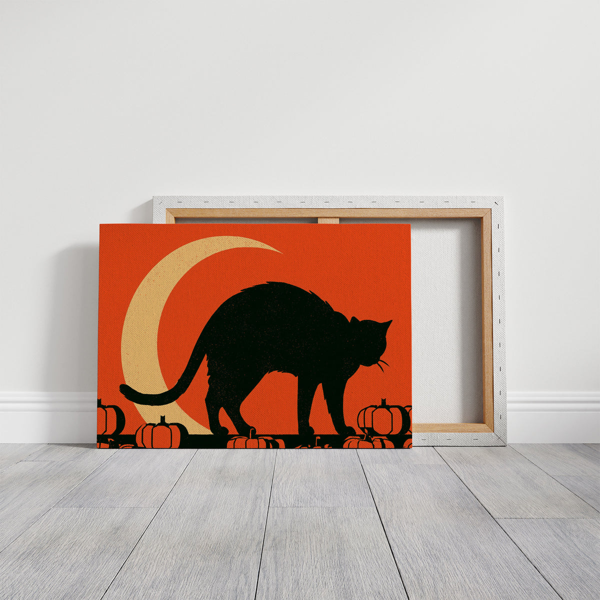 Arched Cat Crescent Moon Prowl