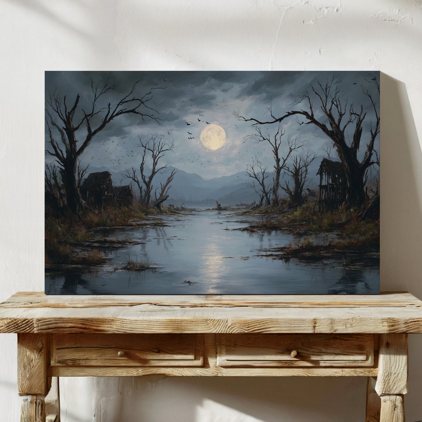 Moonlit Reflections on Forgotten Lands