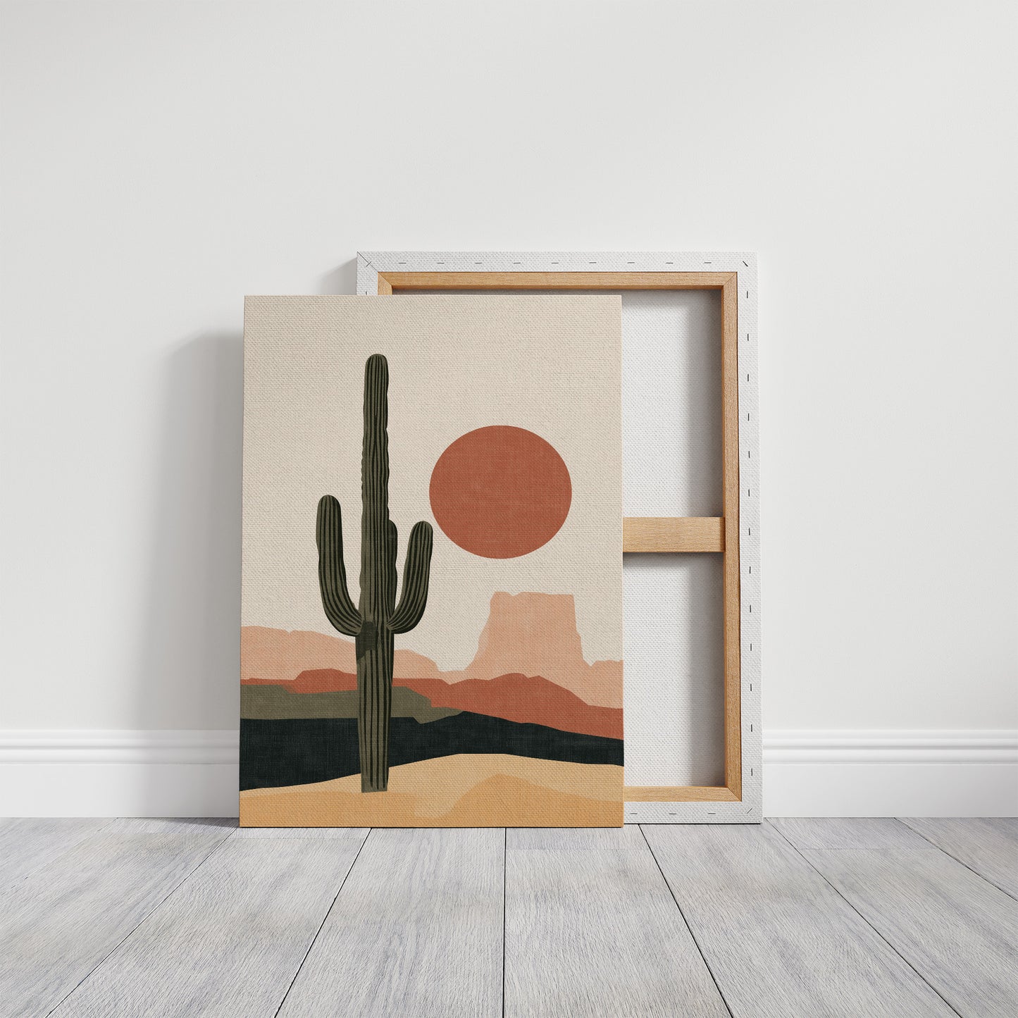 Minimalist Desert Sun Print