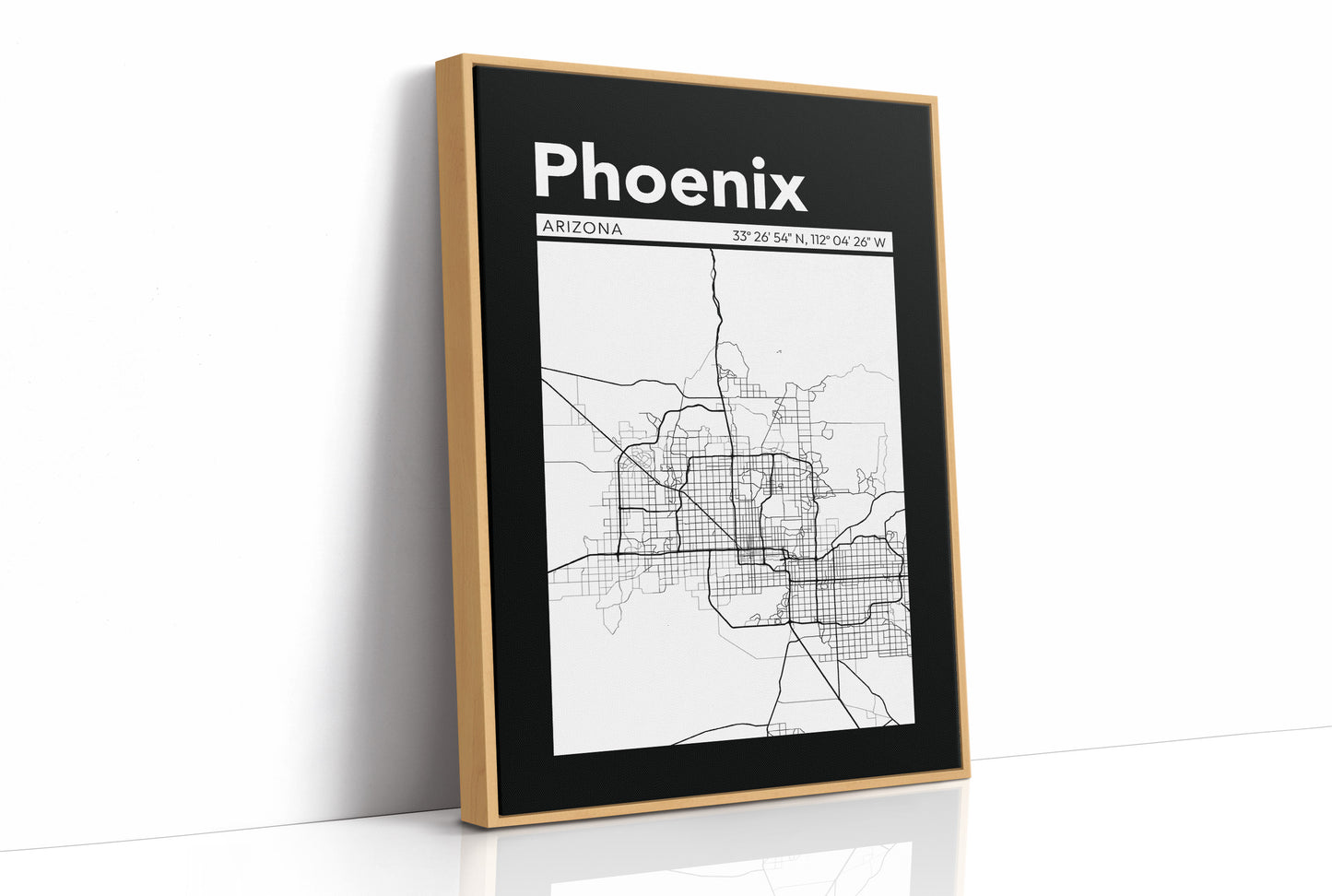Phoenix, Mapped in Black
