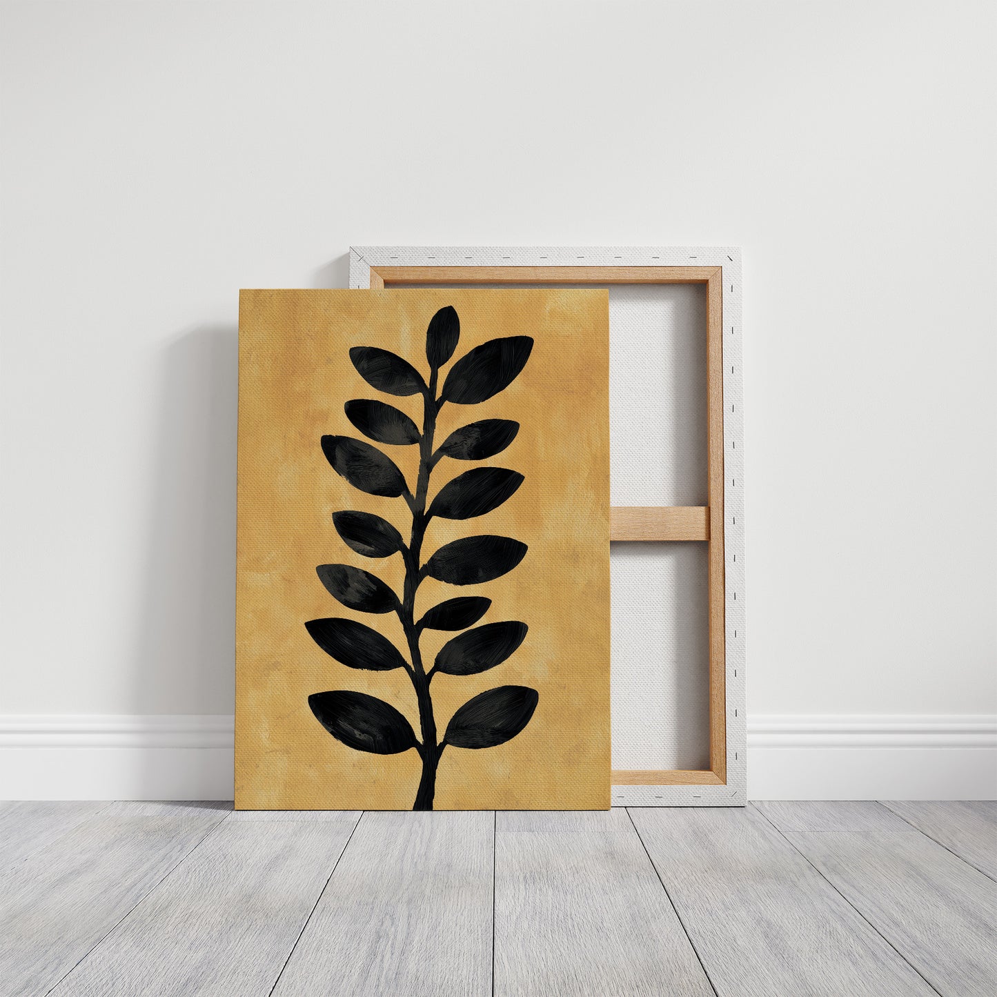 Golden Stem in Shadow