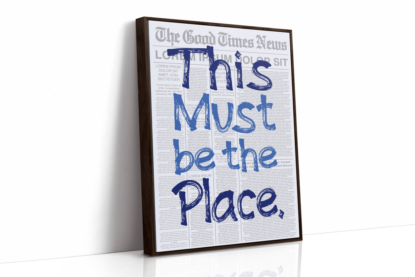 Blue Letters Find Their Home