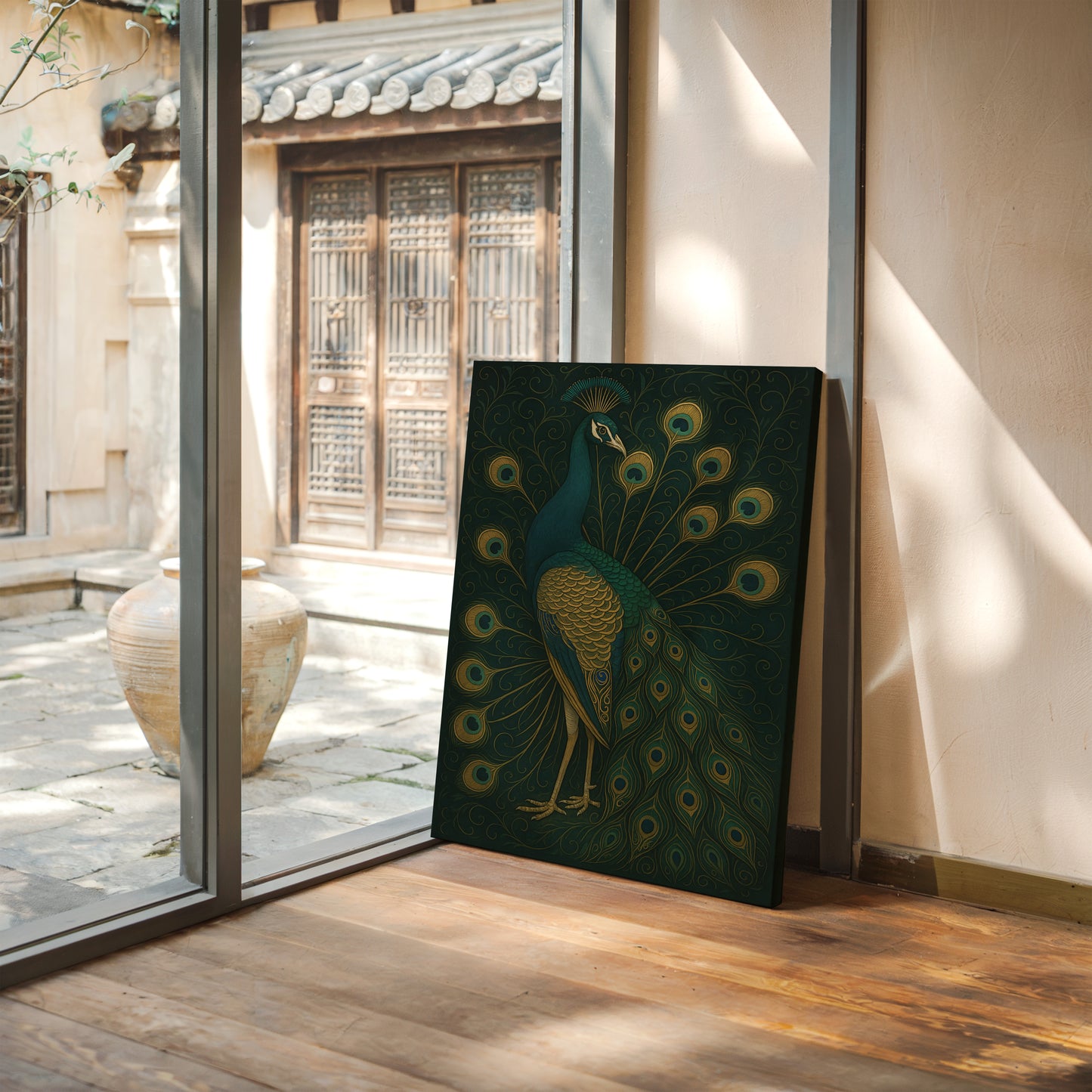 Regal Silence of the Golden Peacock